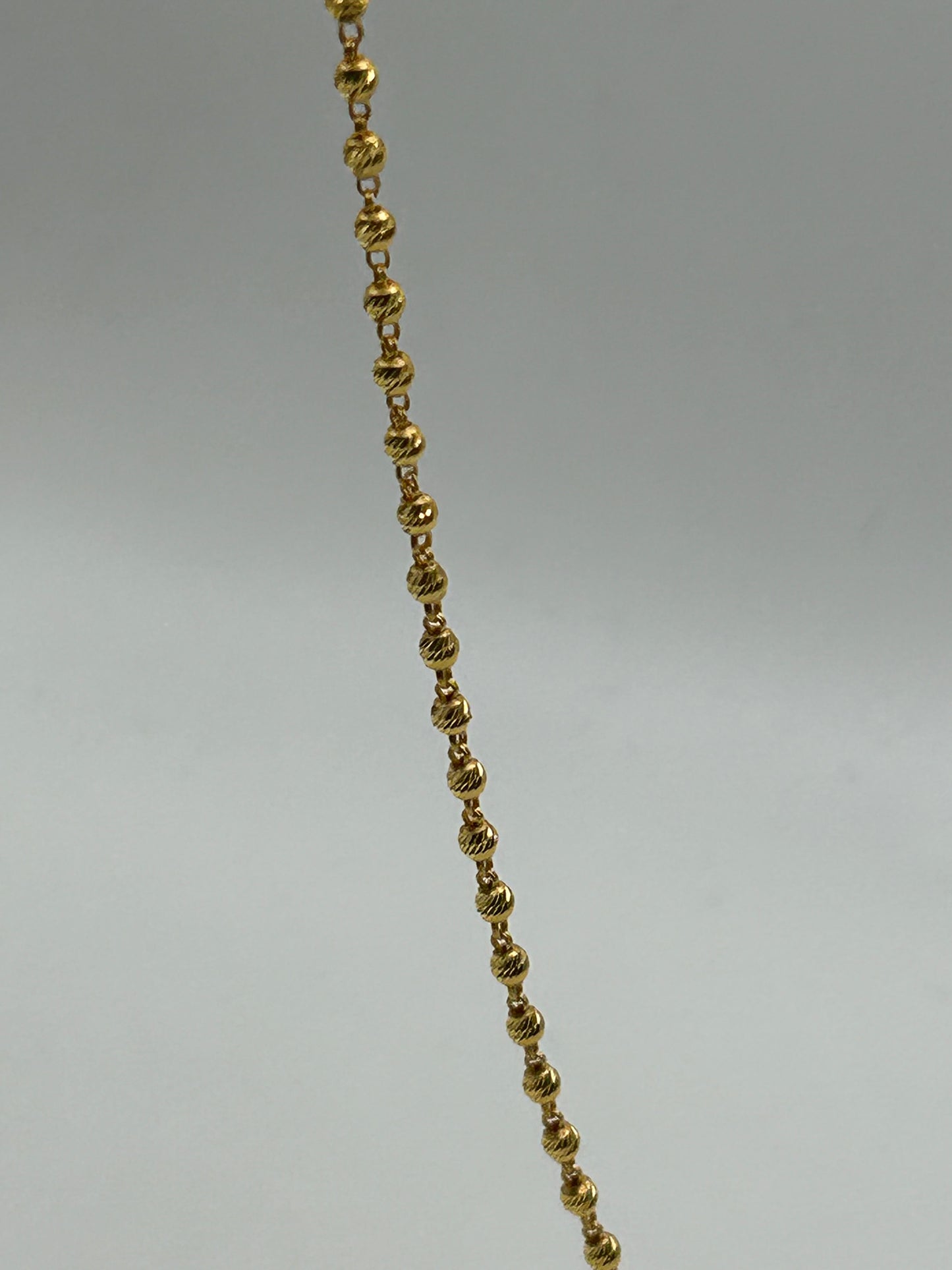 22ct Gold Mala Chain - 10.6 Grams, 20 Inches Hallmarked