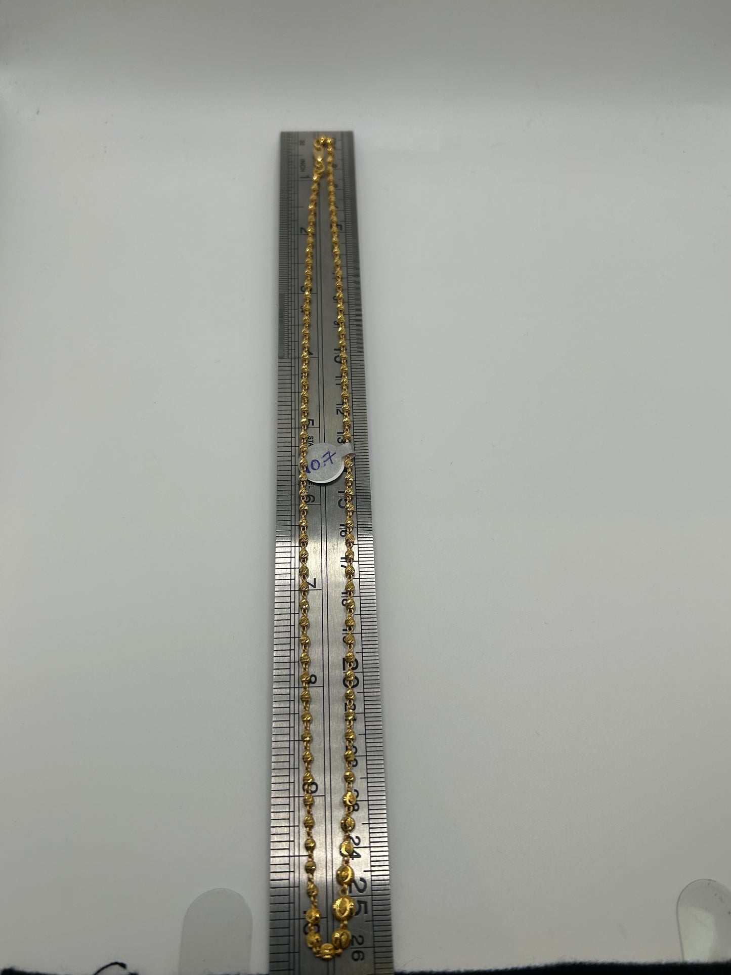 22ct Gold Mala Chain - 10.6 Grams, 20 Inches Hallmarked