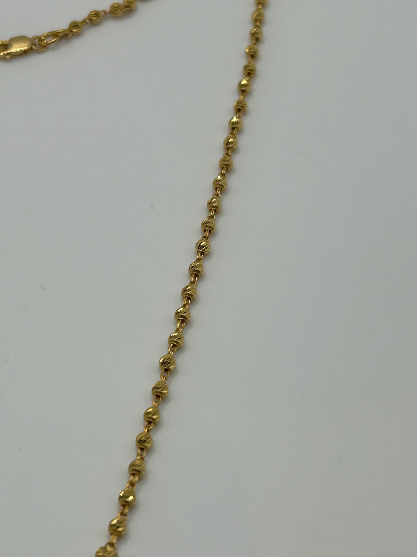 22ct Gold Mala Chain - 10.7 Grams, 20 Inches Hallmarked