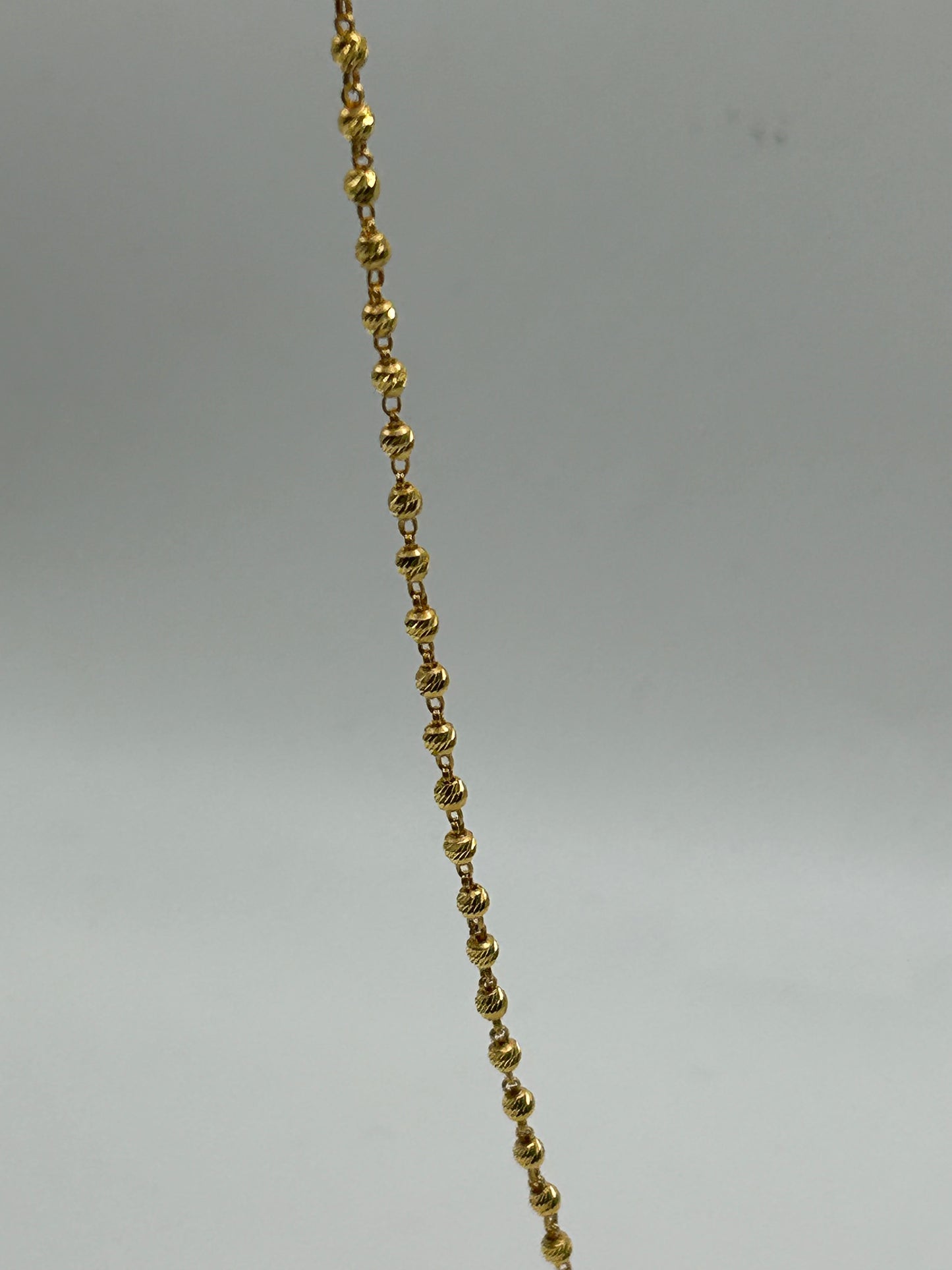 22ct Gold Mala Chain - 10.7 Grams, 20 Inches Hallmarked