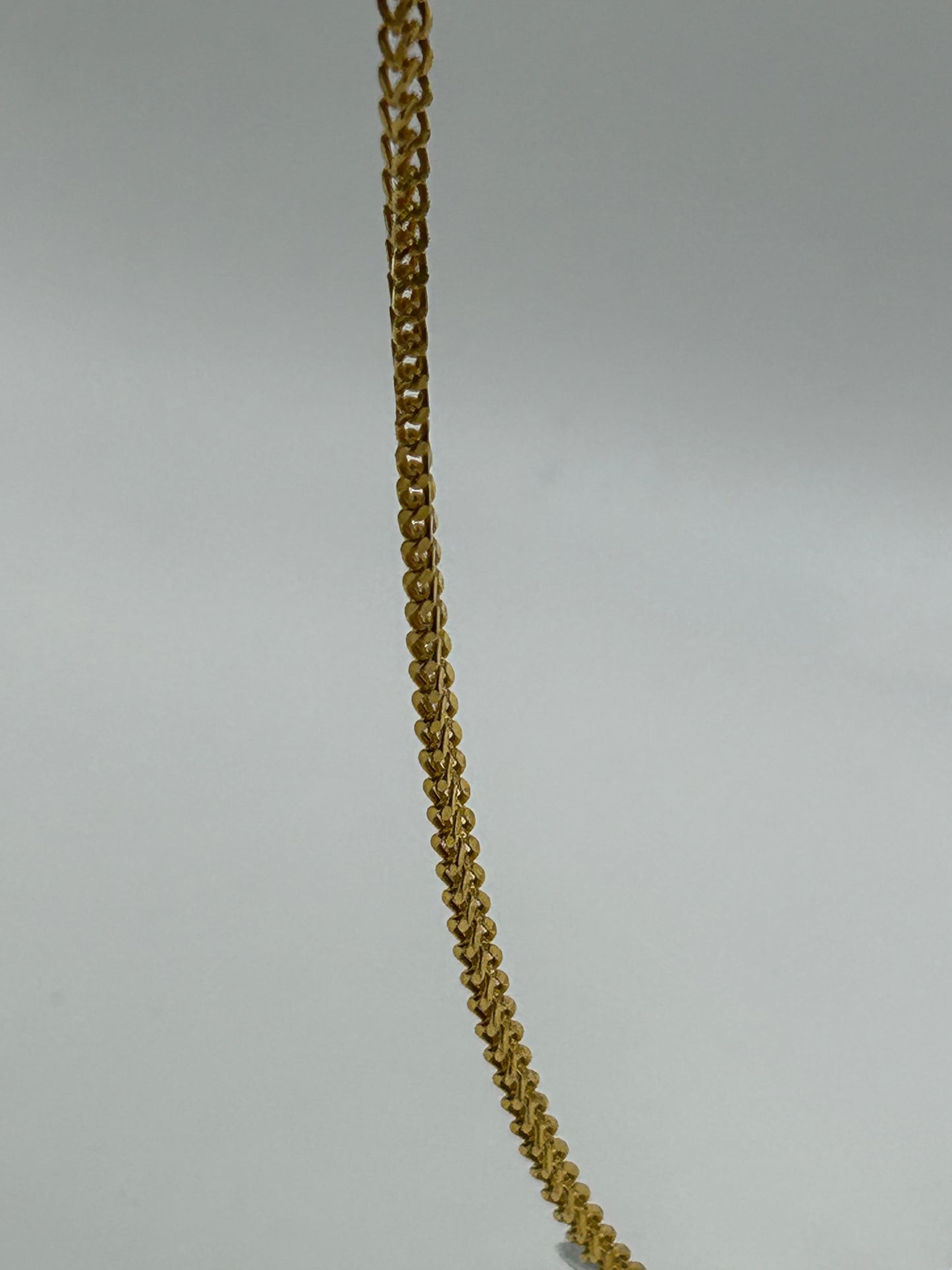 22ct Gold Franco Chain - 7.5 Grams, 16 Inches, Hallmarked