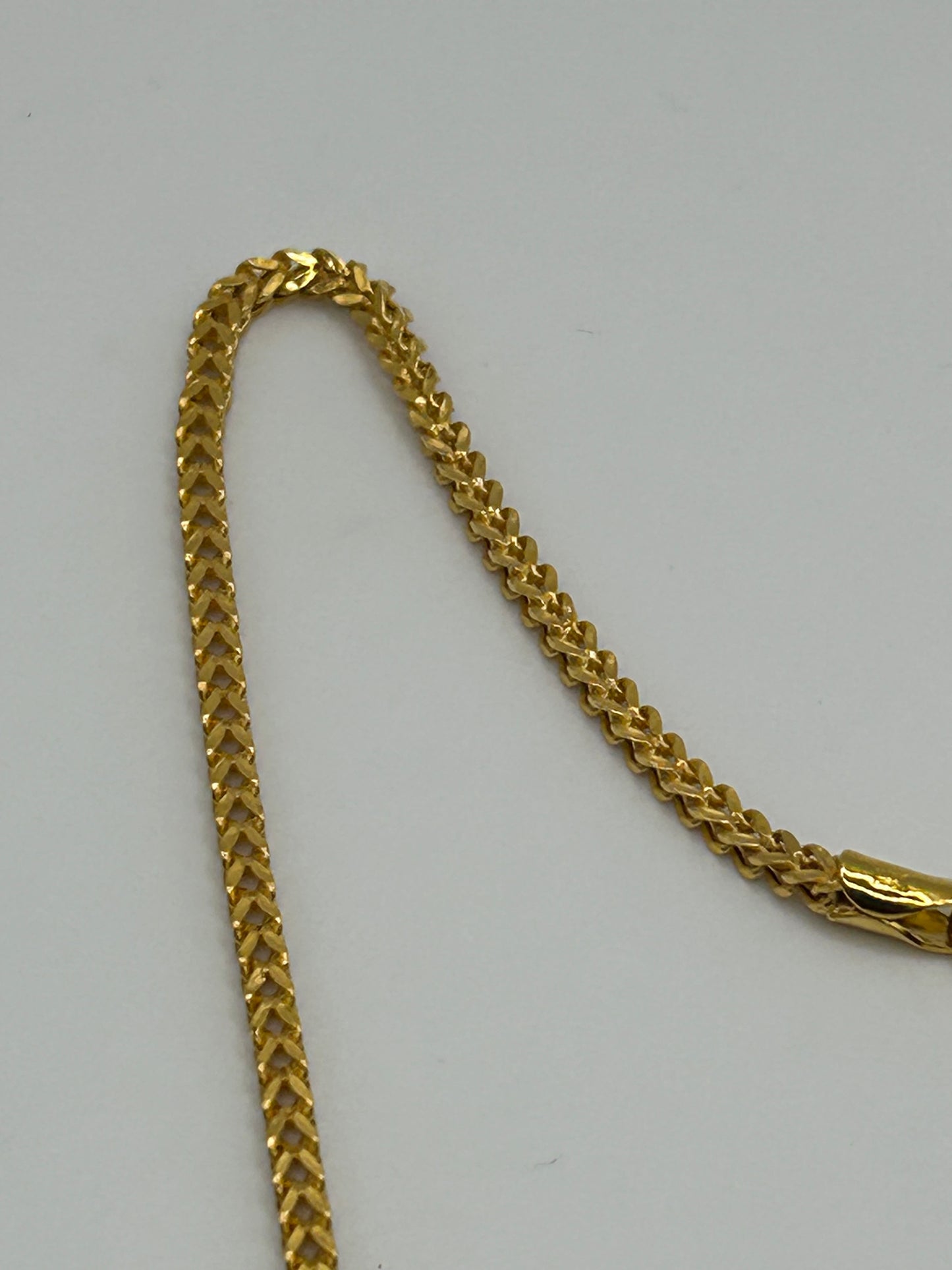 22ct Gold Franco Chain - 8.3 Grams, 18 Inches, Hallmarked