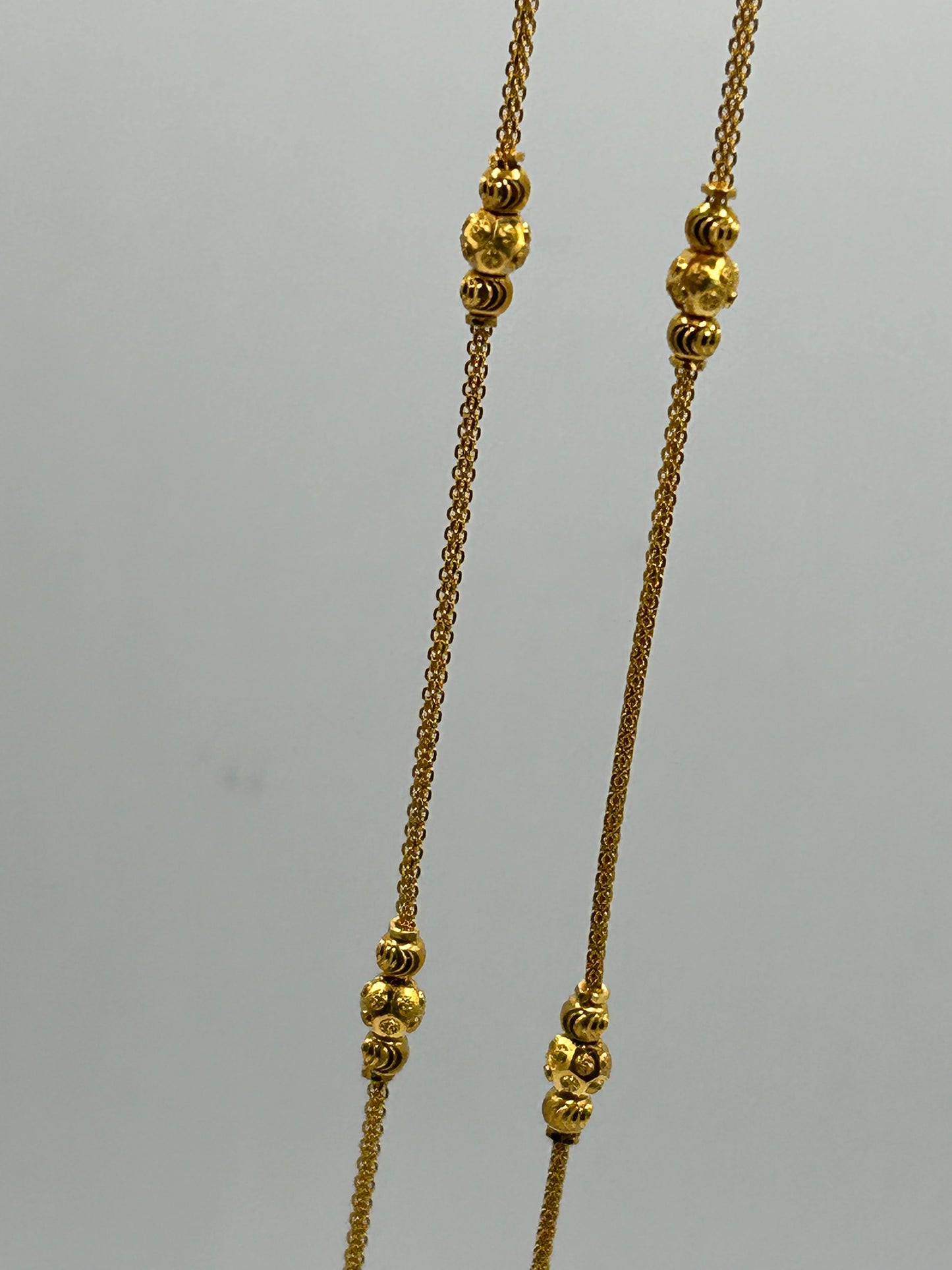 22ct Gold Chain/Necklace 7.7 grams Hallmarked 20 inch