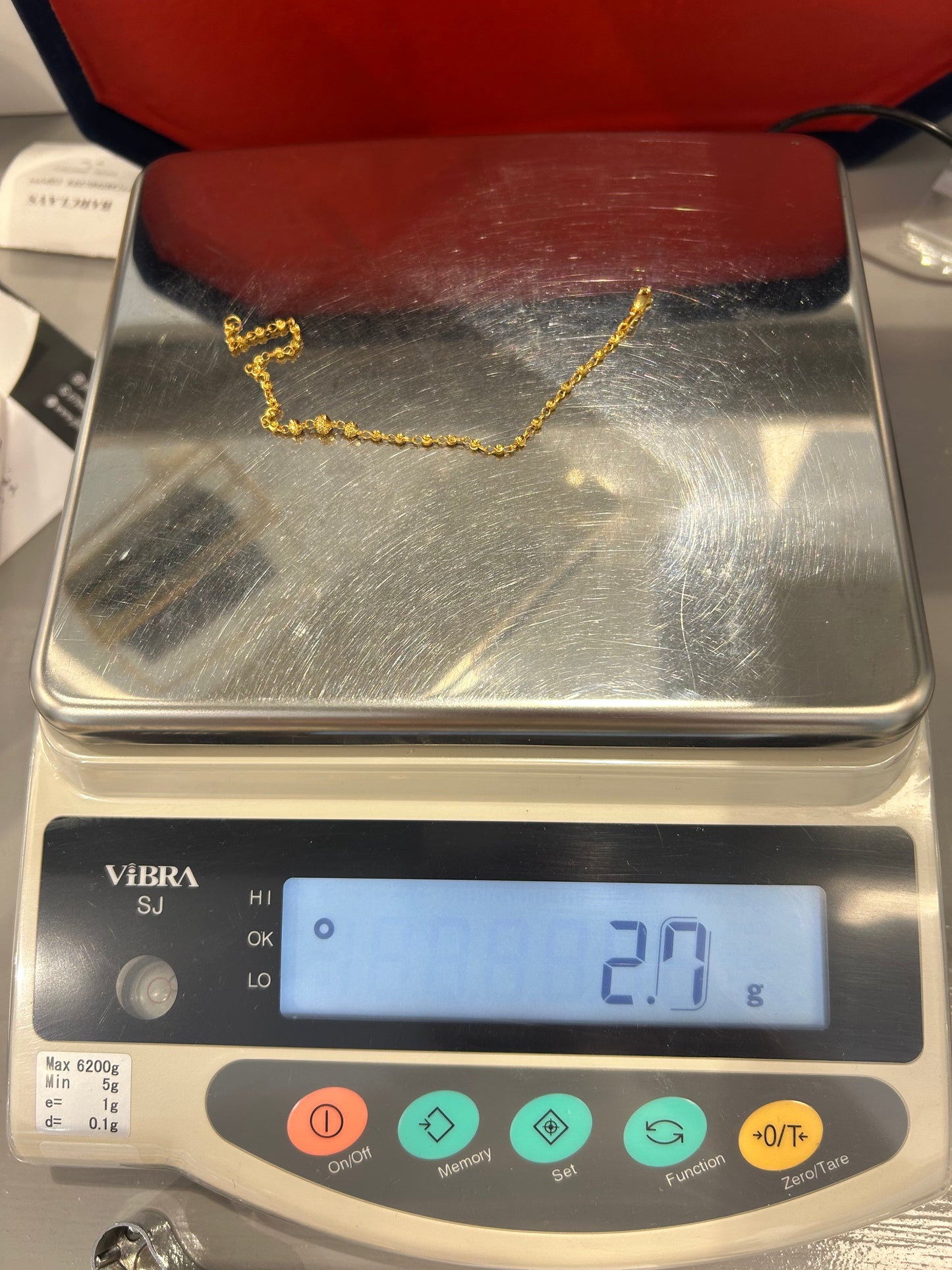 22ct Gold Bracelet – 2.7g – 7.5 Inch (Hallmarked)