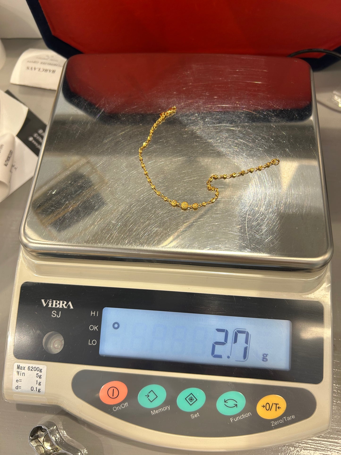 22ct Gold Bracelet – 2.7g – 7.5 Inch (Hallmarked)