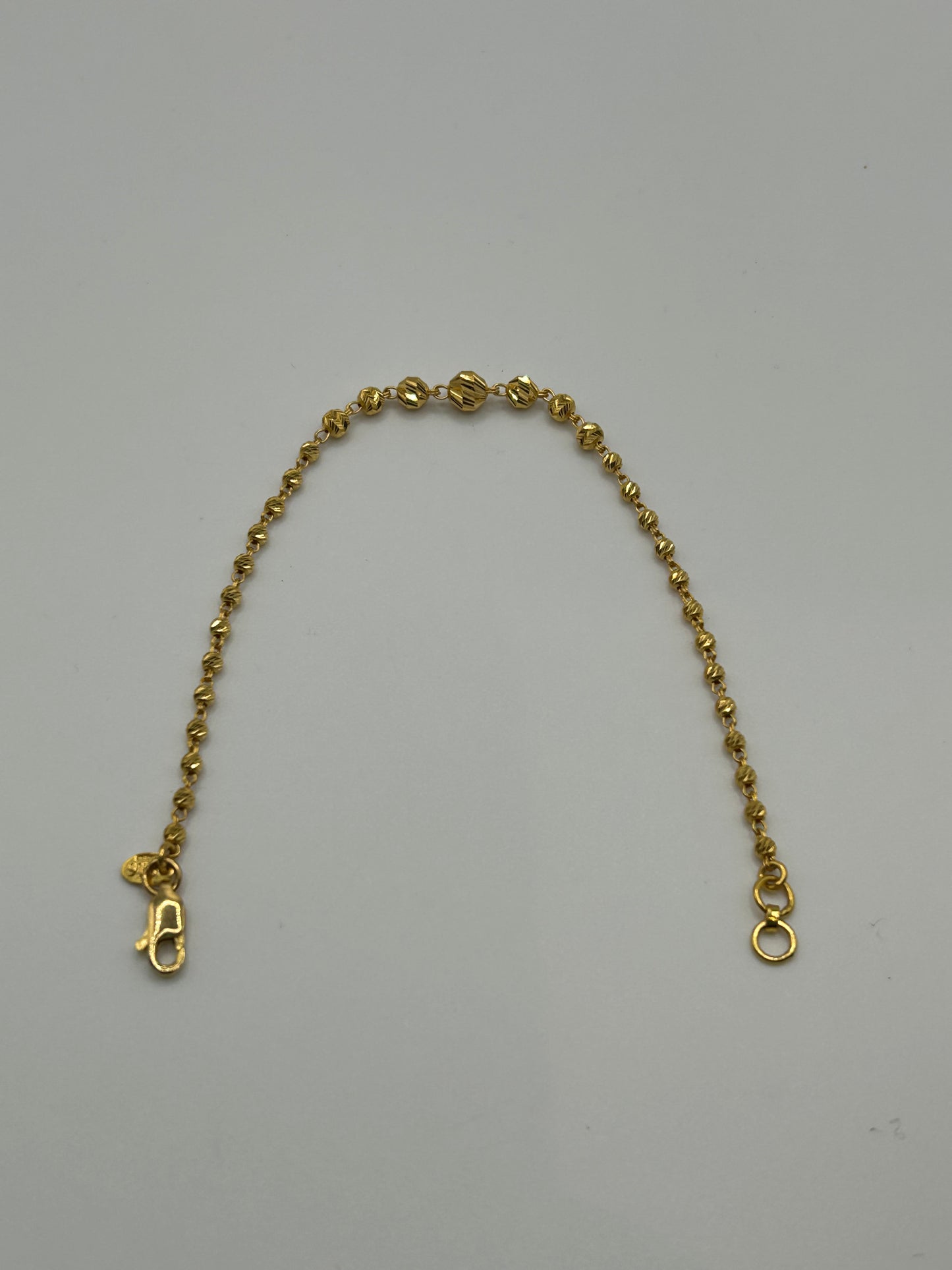 22ct Gold Bracelet - 4.4 grams, 7 inches (Hallmarked):