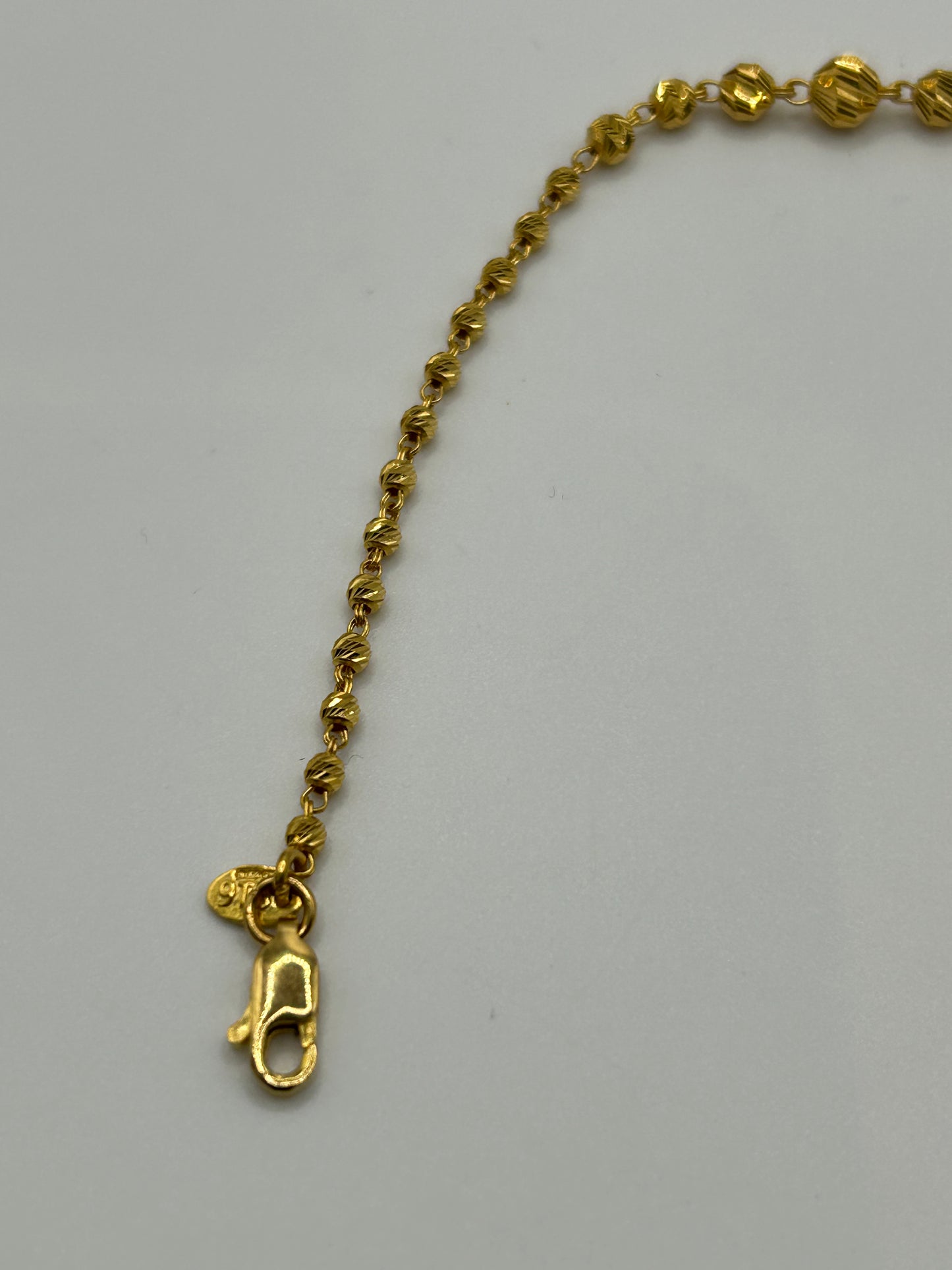 22ct Gold Bracelet - 4.4 grams, 7 inches (Hallmarked):