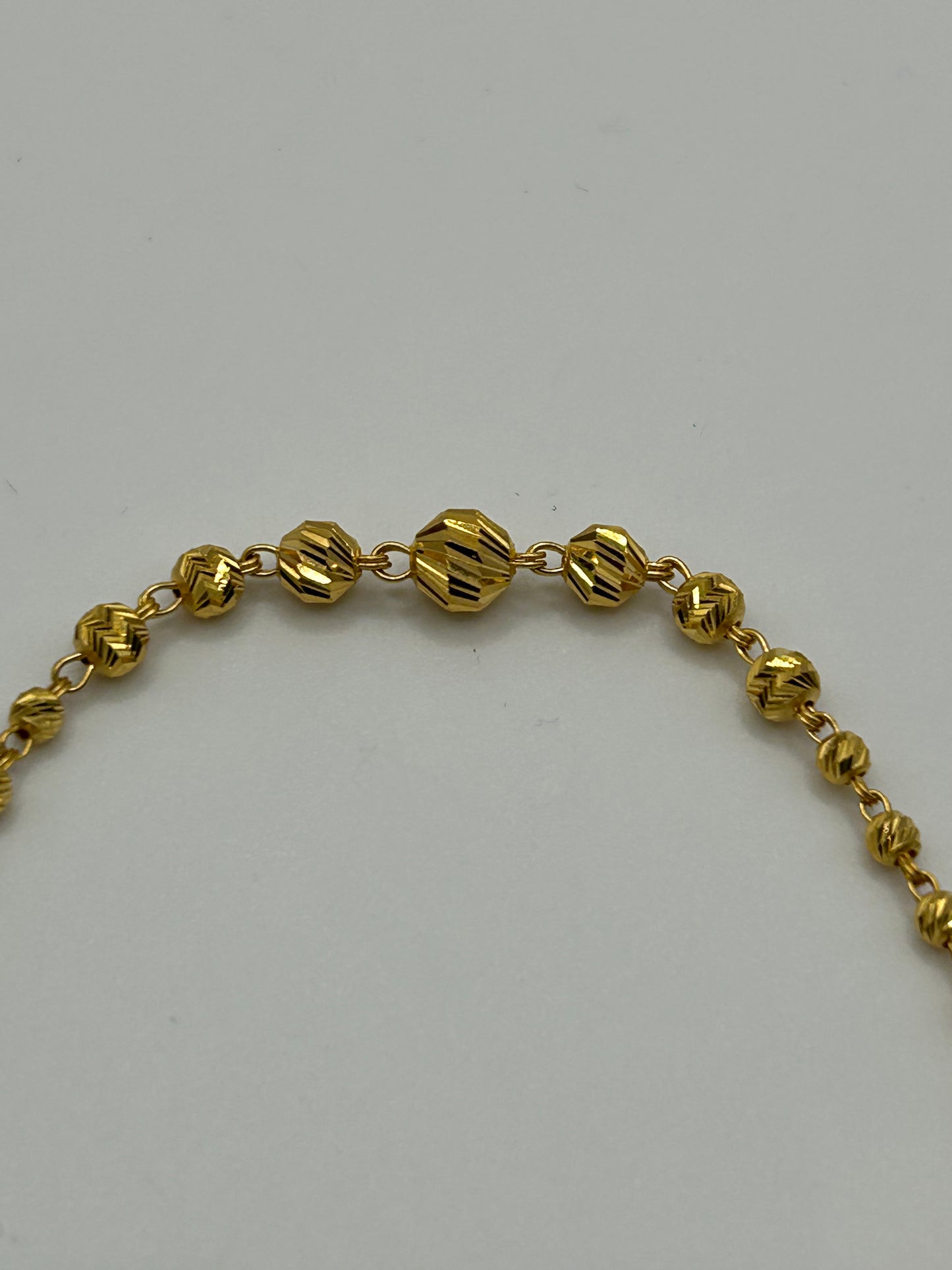 22ct Gold Bracelet - 4.4 grams, 7 inches (Hallmarked):