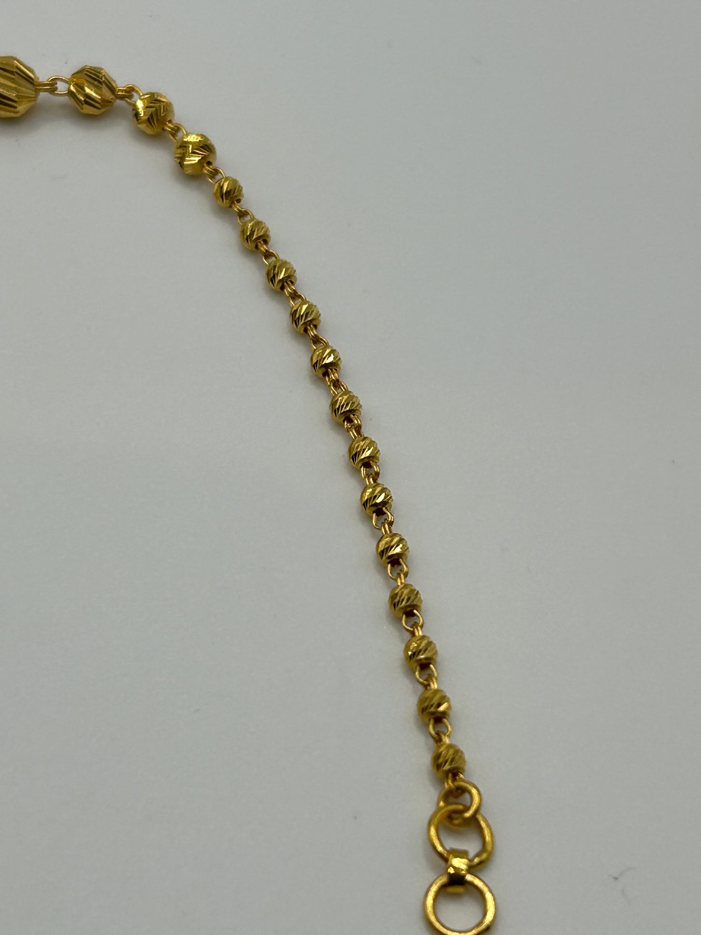 22ct Gold Bracelet - 4.4 grams, 7 inches (Hallmarked):