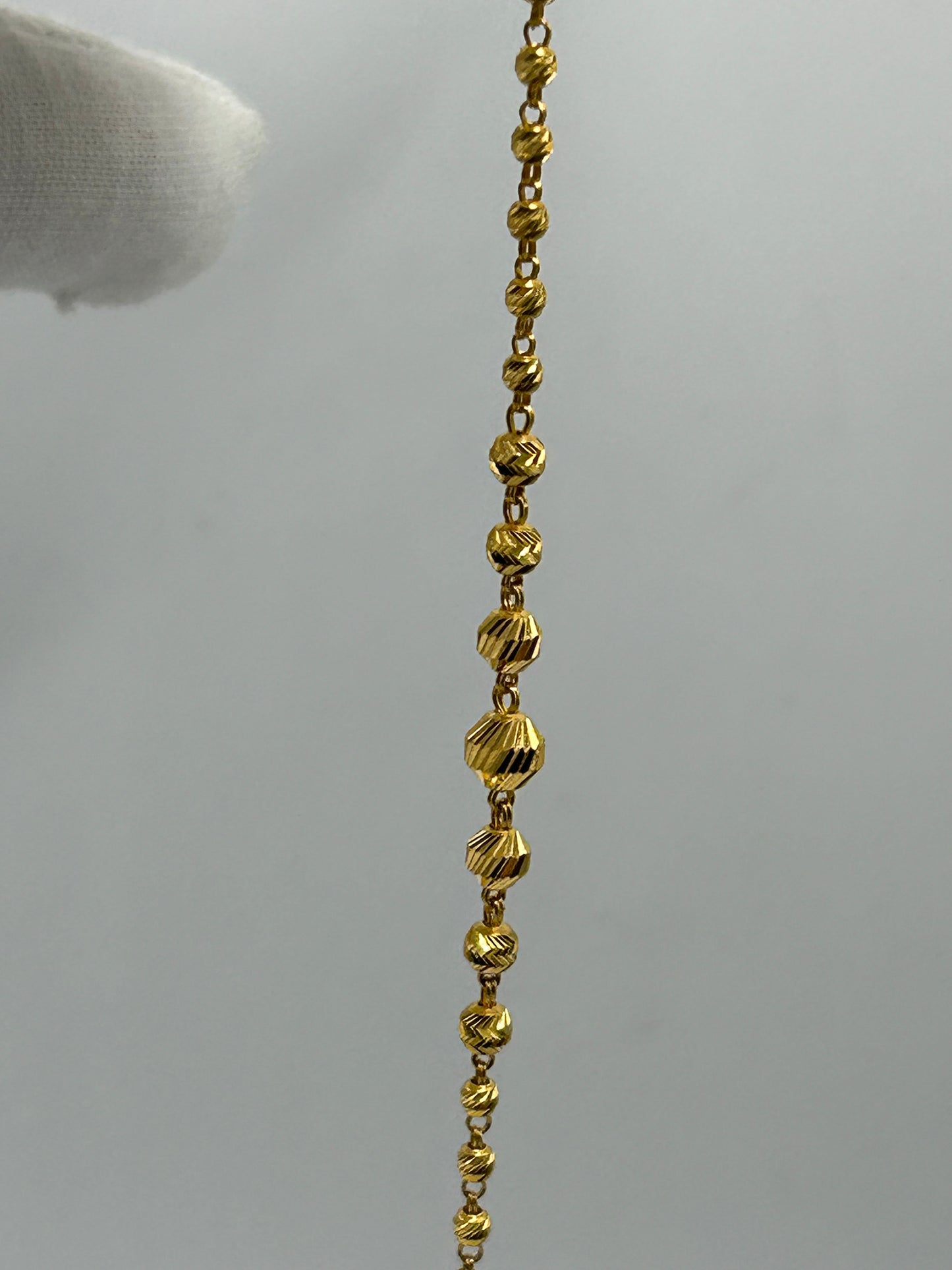 22ct Gold Bracelet - 4.4 grams, 7 inches (Hallmarked):