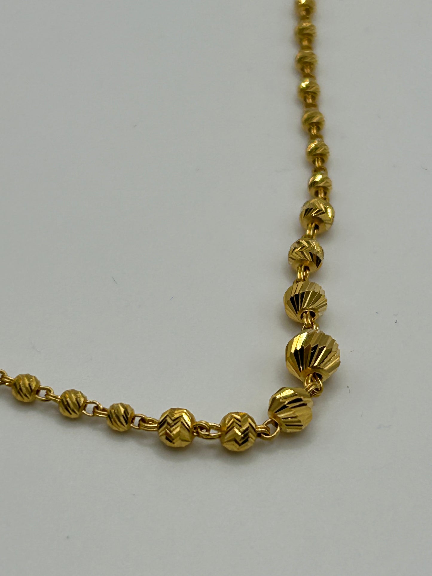 22ct Gold Bracelet - 4.4 grams, 7 inches (Hallmarked):