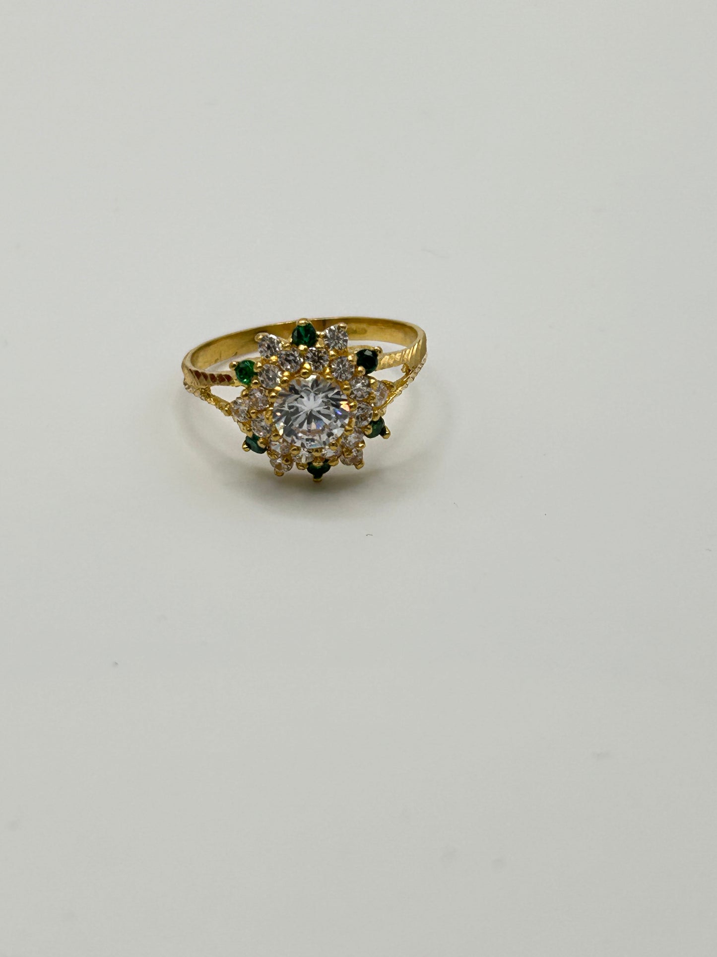 22ct Gold Ladies' Ring, 3g, Size O, Hallmarked