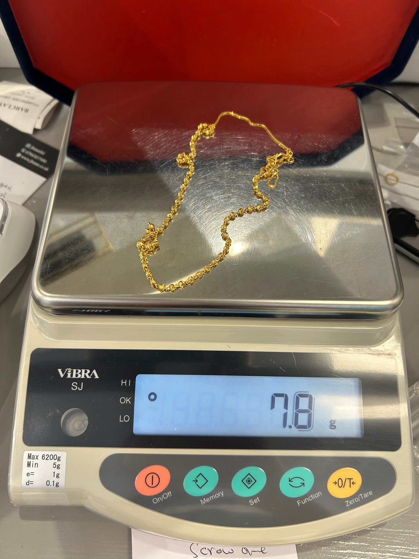 22ct Gold Chain – 7.8g – 18 Inch (Hallmarked)