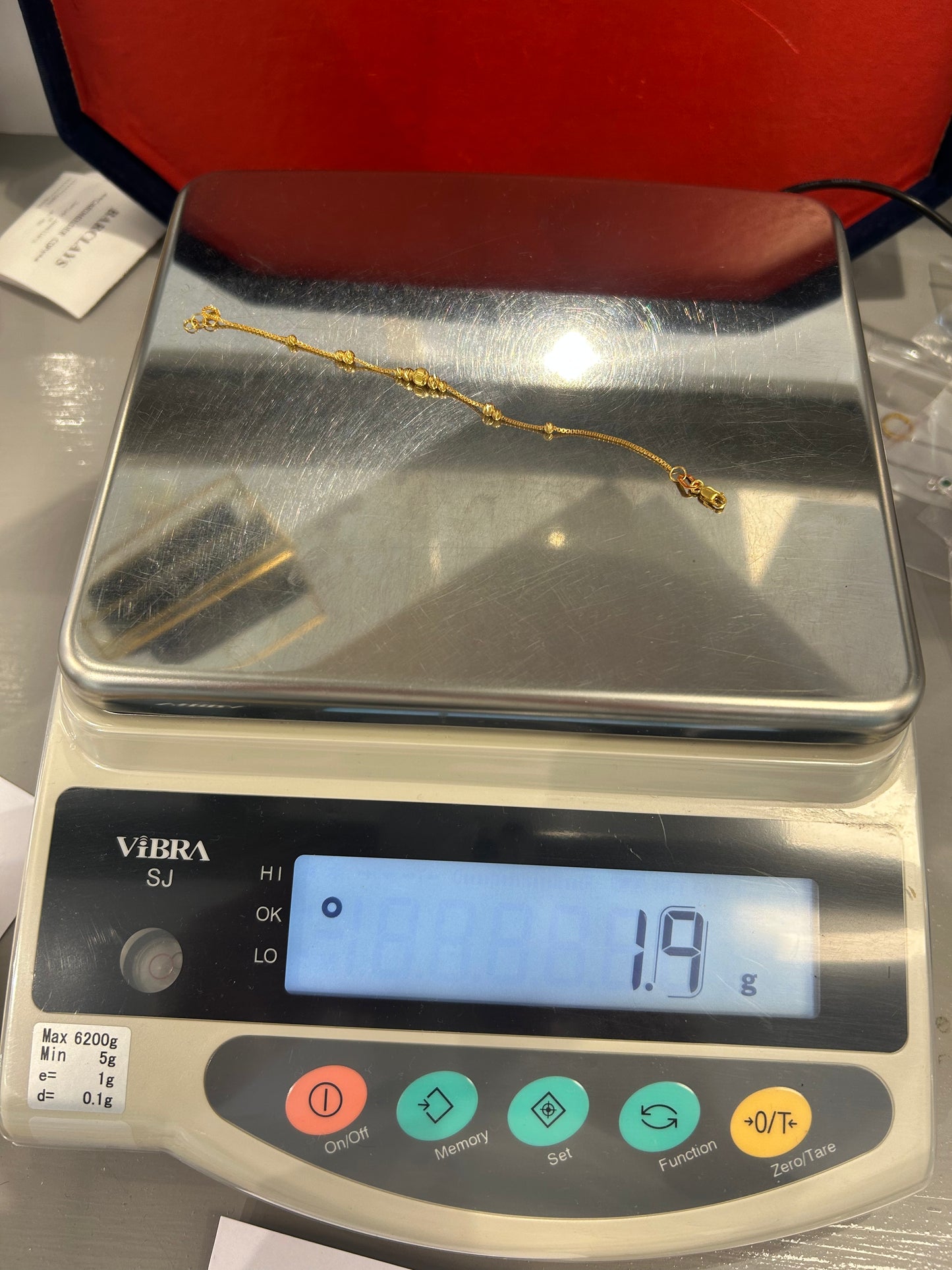 22ct Gold Bracelet – 1.9g – 6 Inch (Hallmarked)