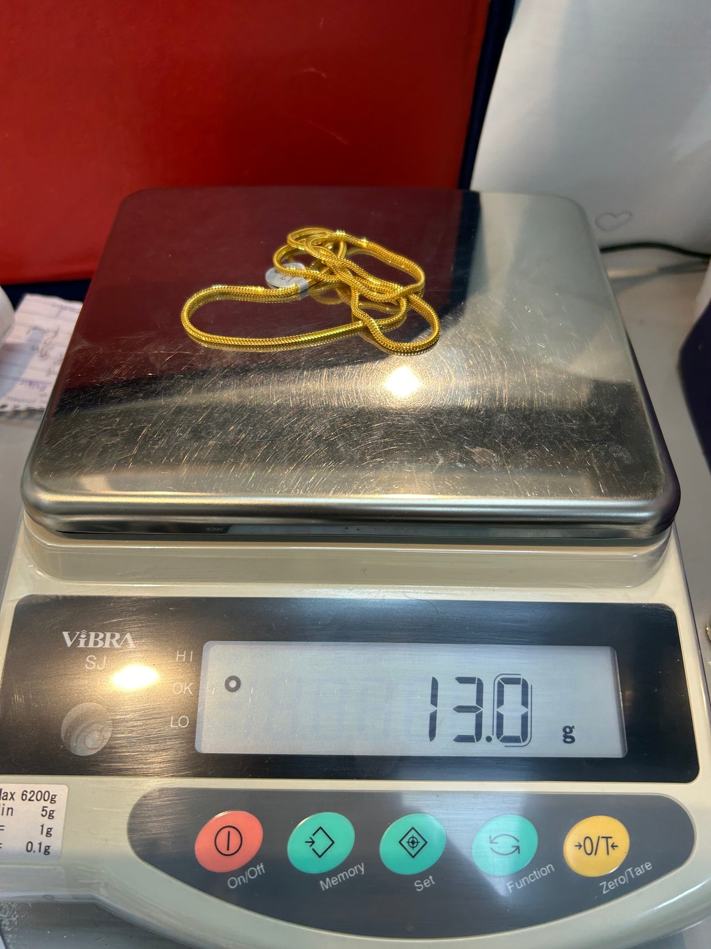 22ct Gold Chain (13.0 Grams, 22 Inches, Hallmarked)