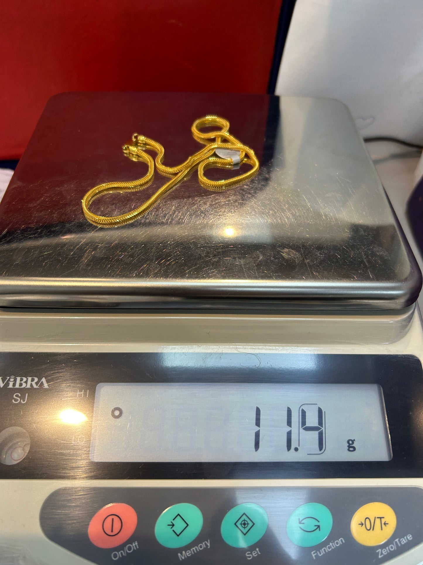 22ct Gold Chain (11.4g, 18 Inches, Hallmarked)