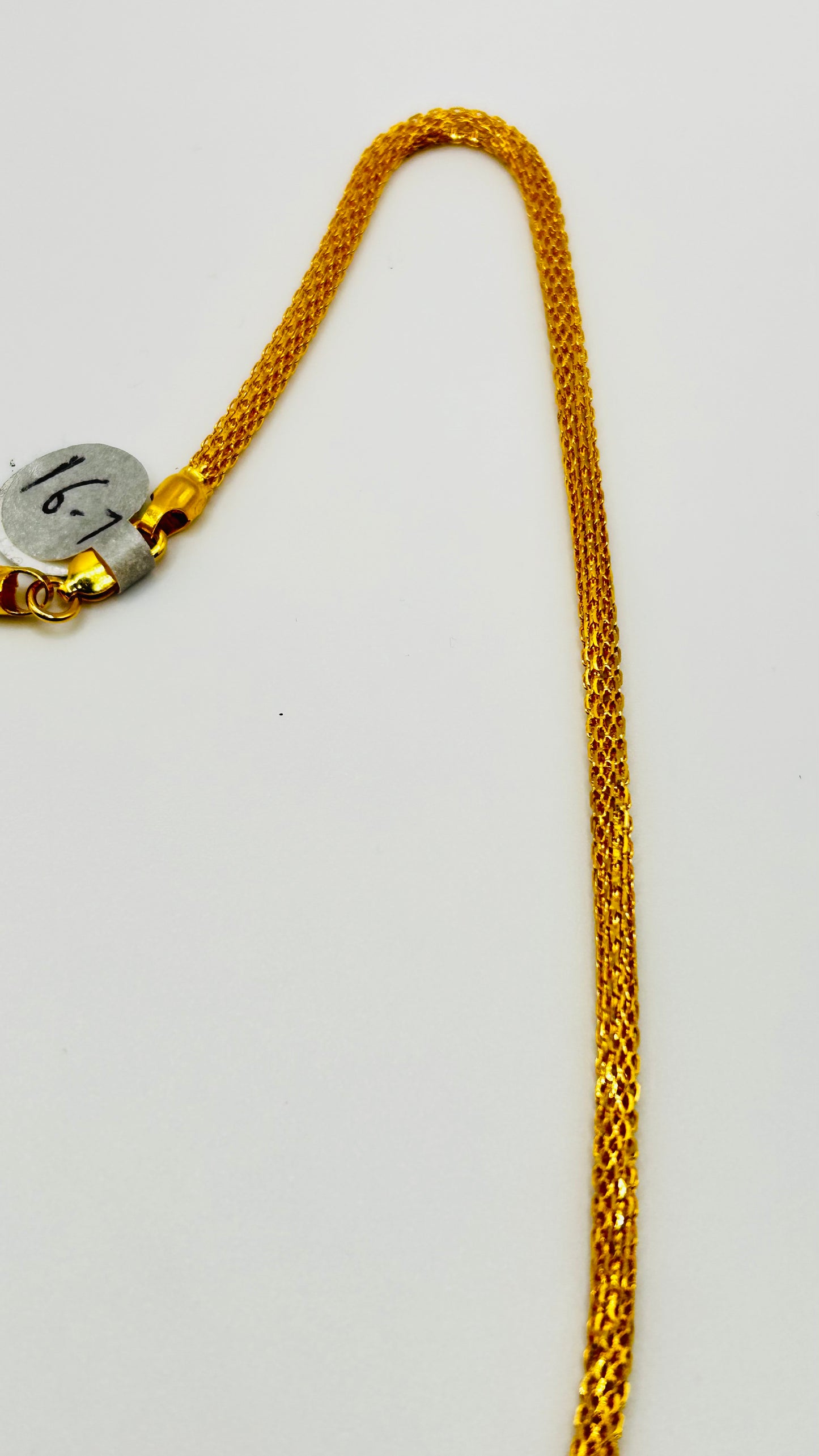 22ct Solid Gold Chain (16.7g, 22 Inches, Hallmarked)