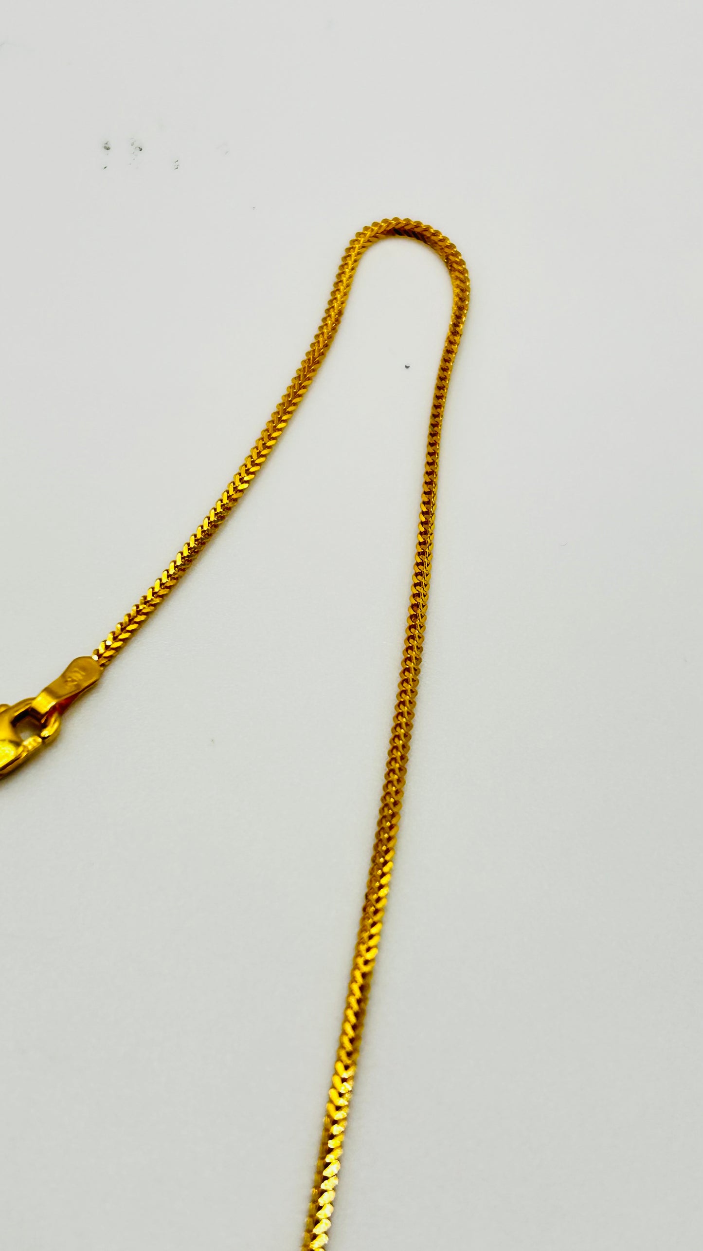 22ct Gold Chain (3.7g, 16 Inches, Hallmarked)