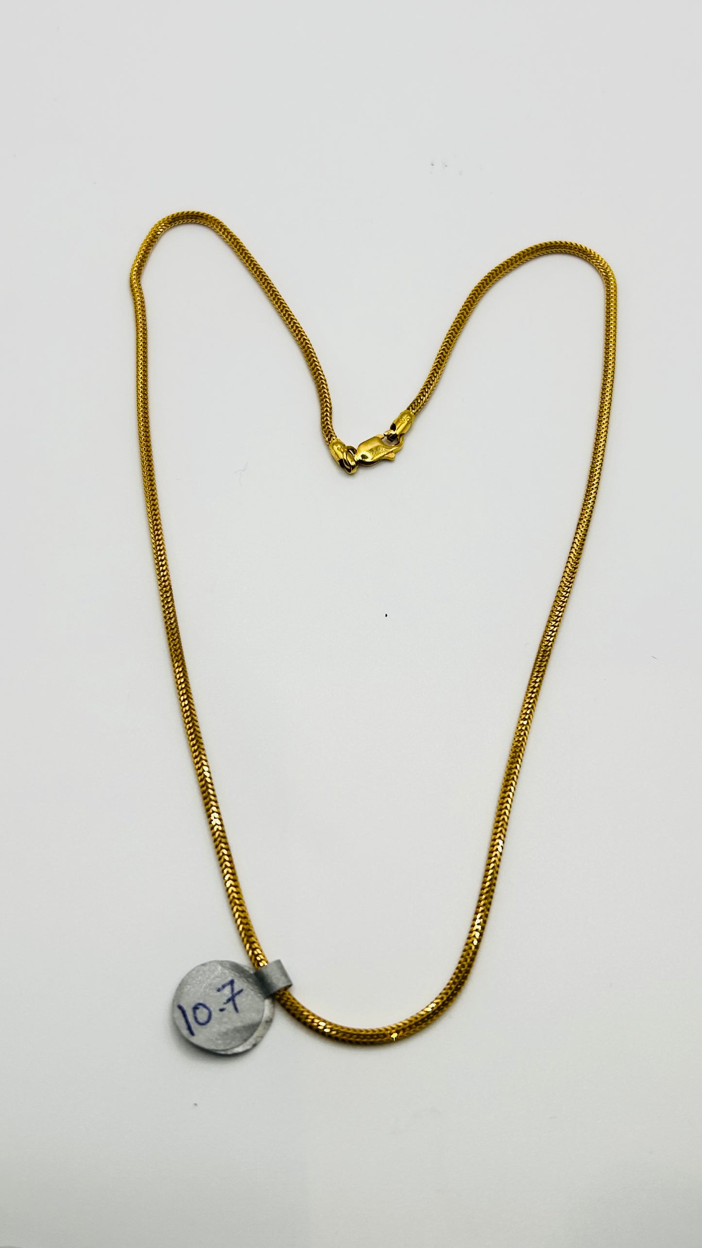 22ct Gold Chain (10.8g, 18 Inches, Hallmarked)