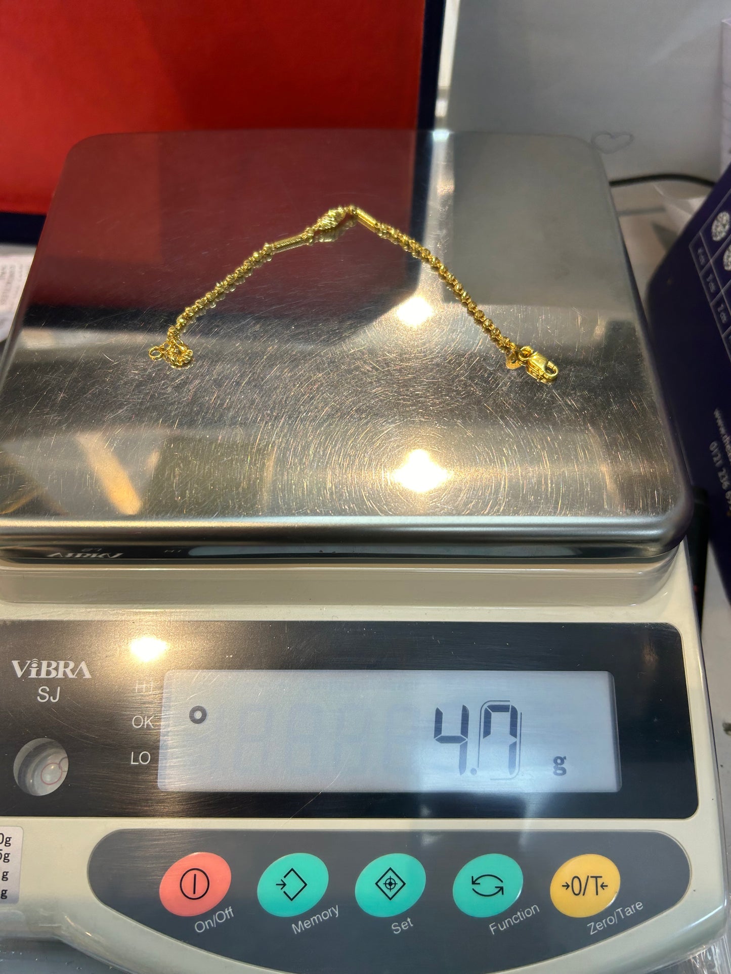 22ct Gold Bracelet – 4.7g, 8 Inches, Hallmarked