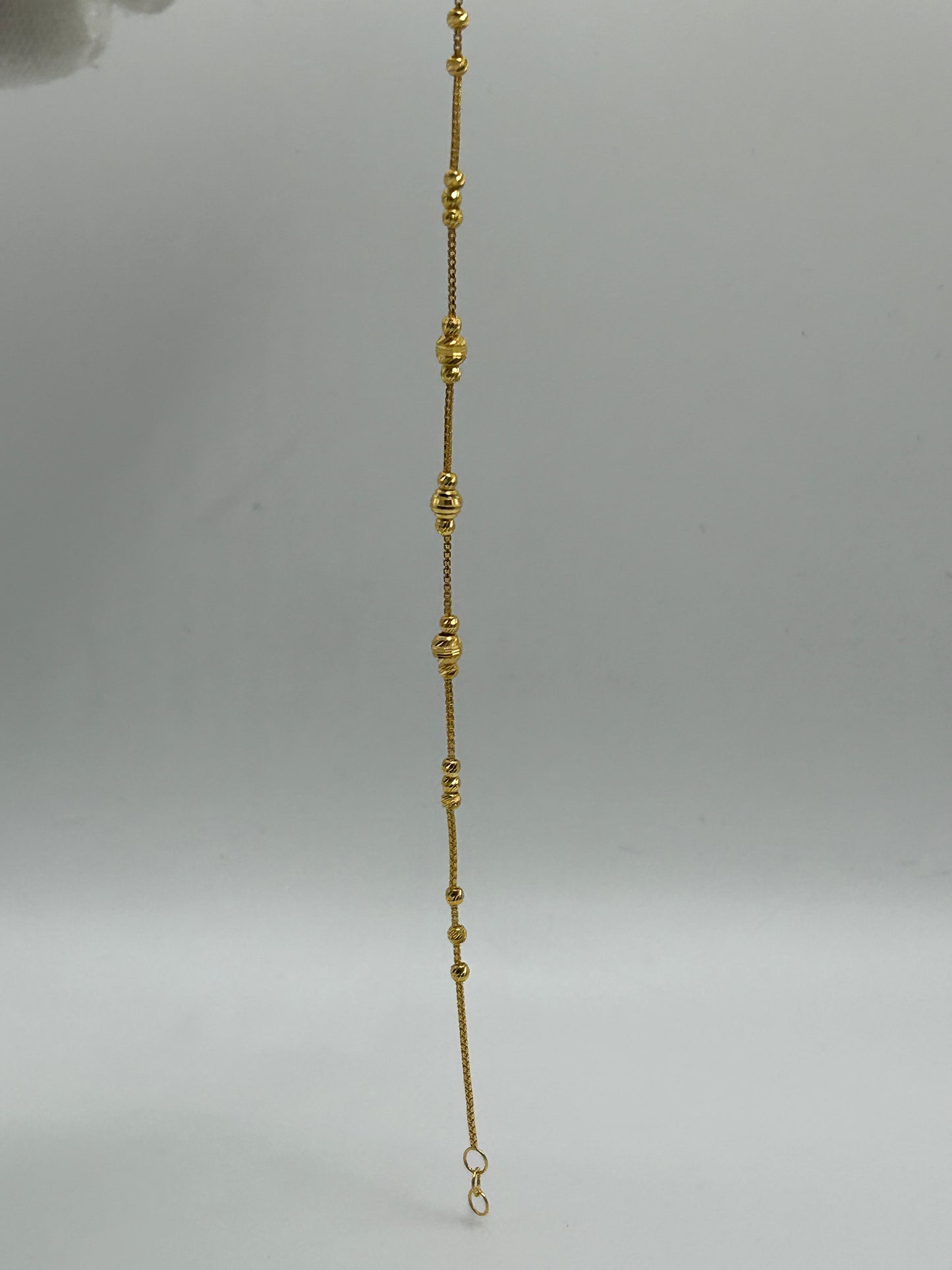 22ct Gold Bracelet 2.6 grams Hallmarked 7.5 inch
