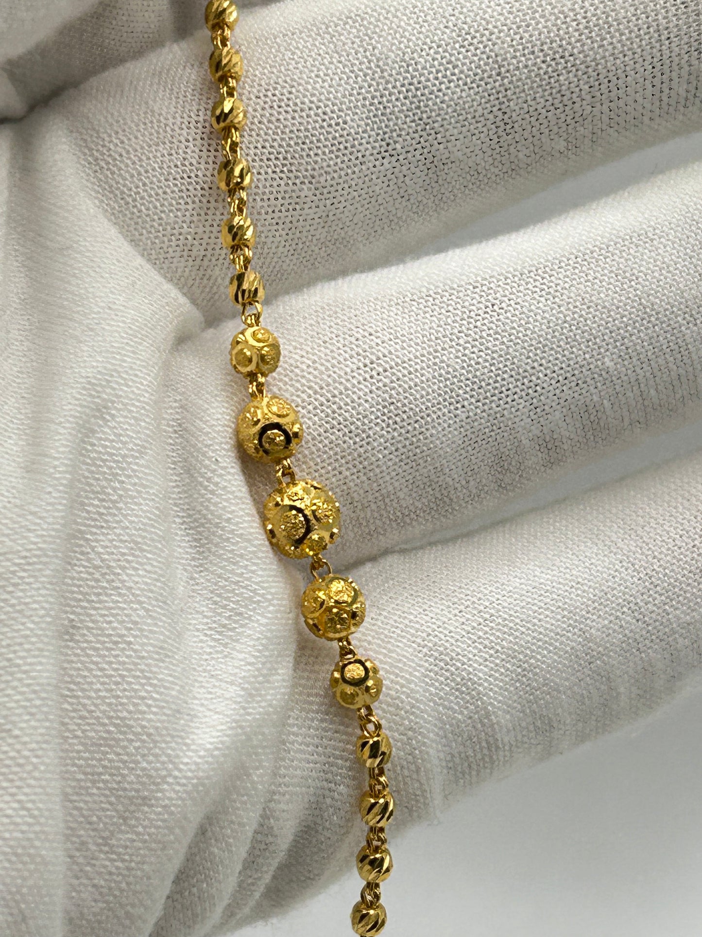 22ct Gold Bracelet – 5.2g, 8 Inches, Hallmarked