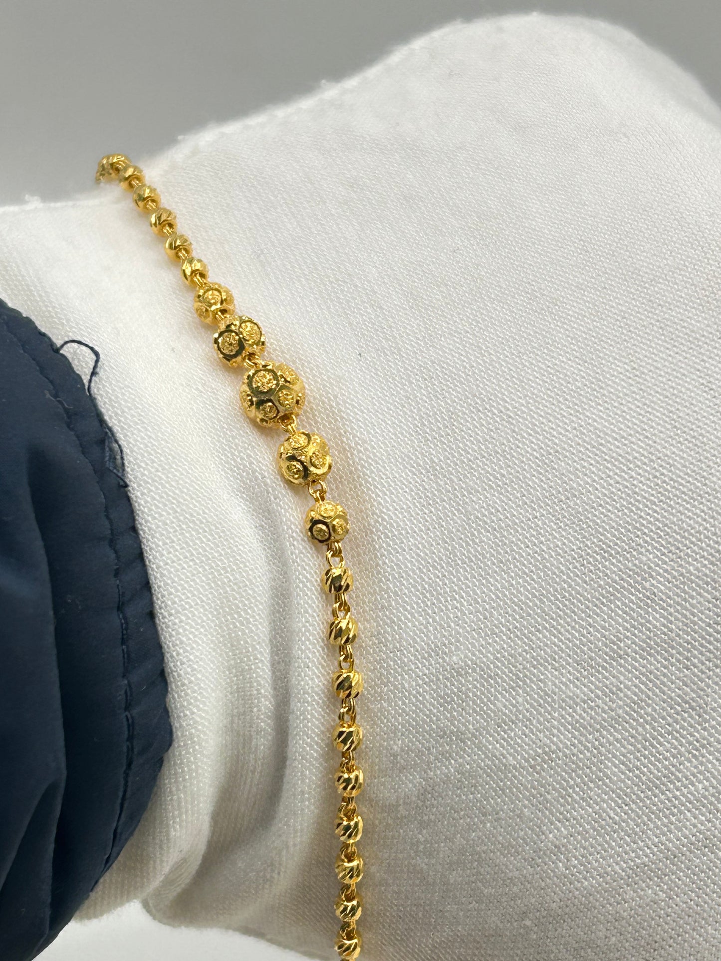 22ct Gold Bracelet – 5.2g, 8 Inches, Hallmarked