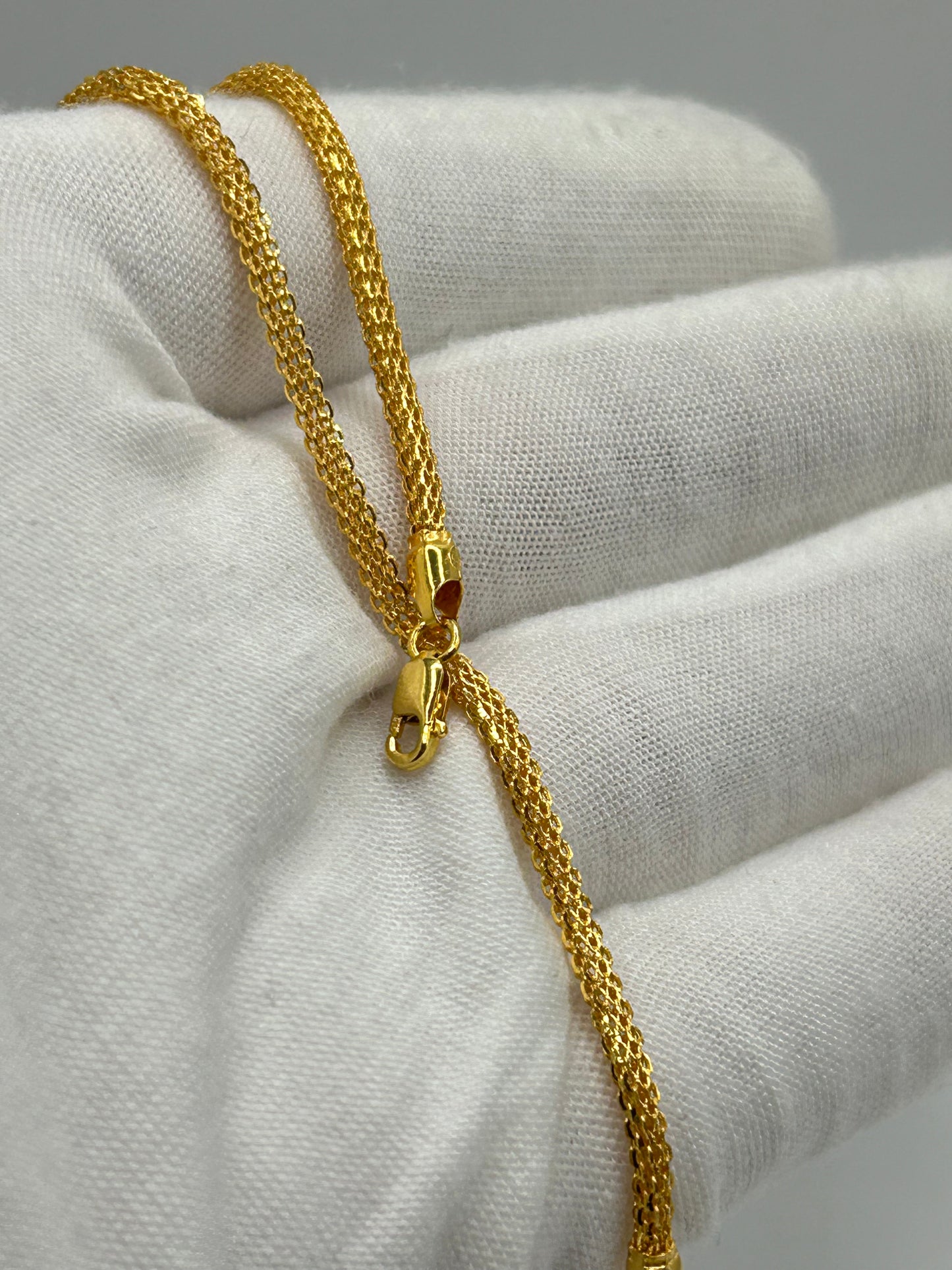 22ct Gold Bracelet – 4.4g, 7 Inches, Hallmarked