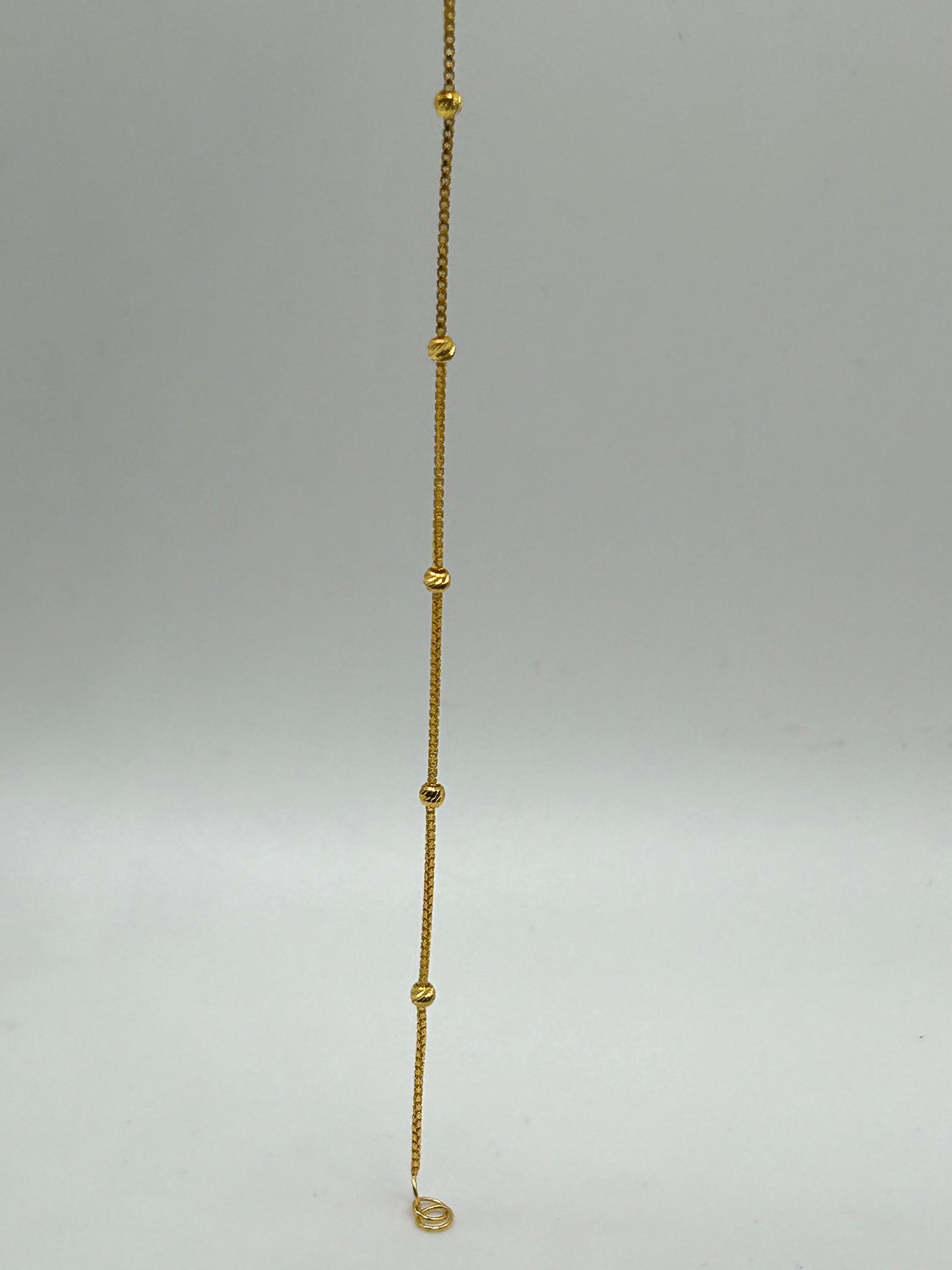 22ct Gold Bracelet – 1.9g, 8 Inches, Hallmarked
