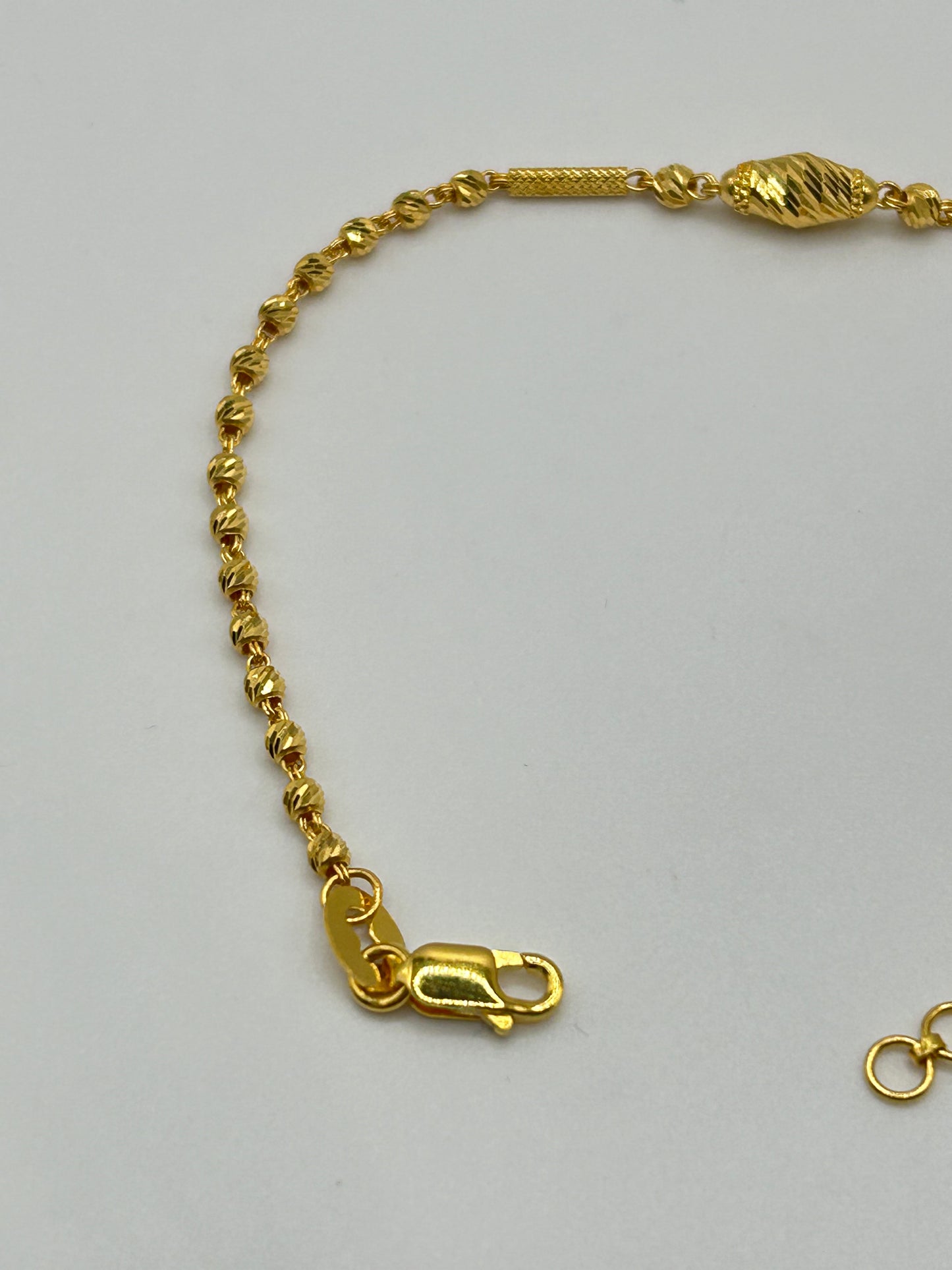 22ct Gold Bracelet – 4.7g, 8 Inches, Hallmarked