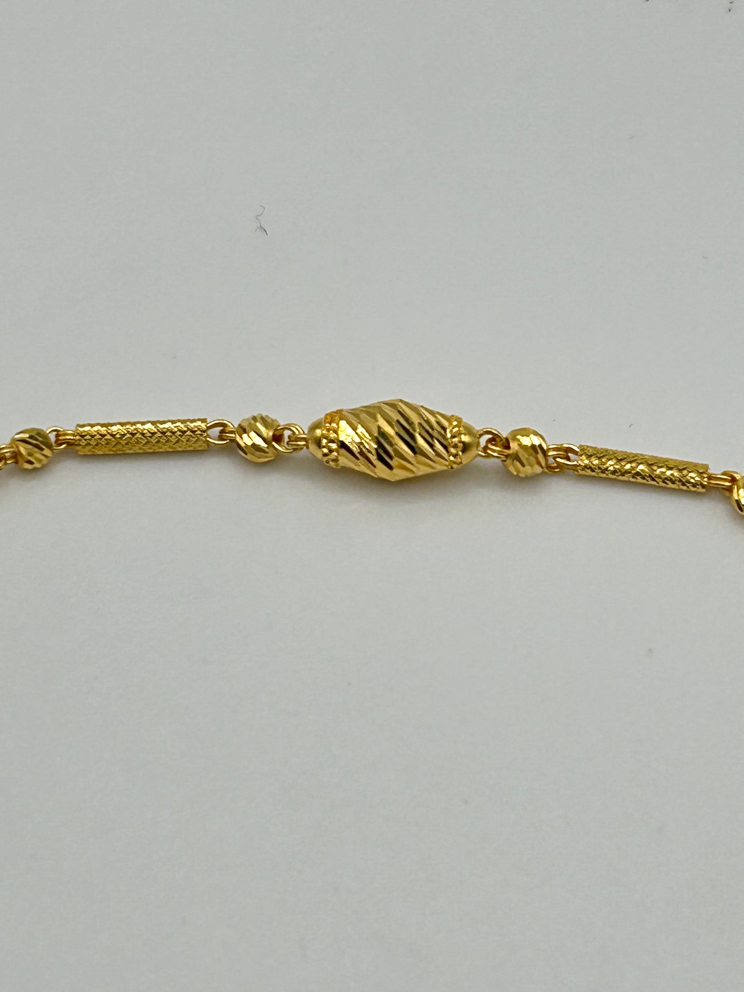 22ct Gold Bracelet – 4.7g, 8 Inches, Hallmarked