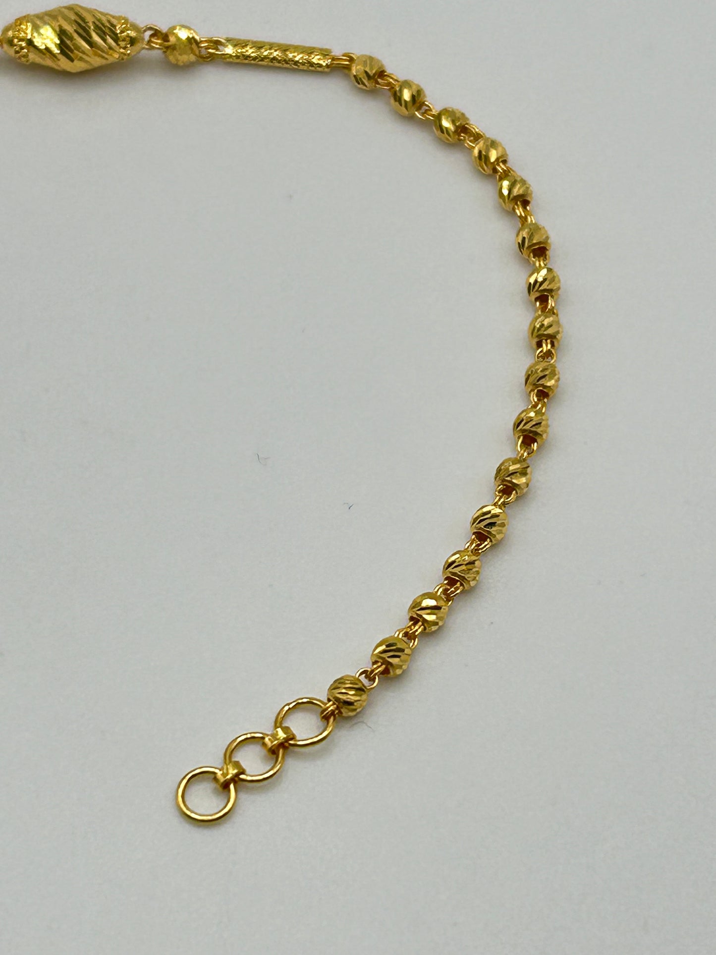 22ct Gold Bracelet – 4.7g, 8 Inches, Hallmarked