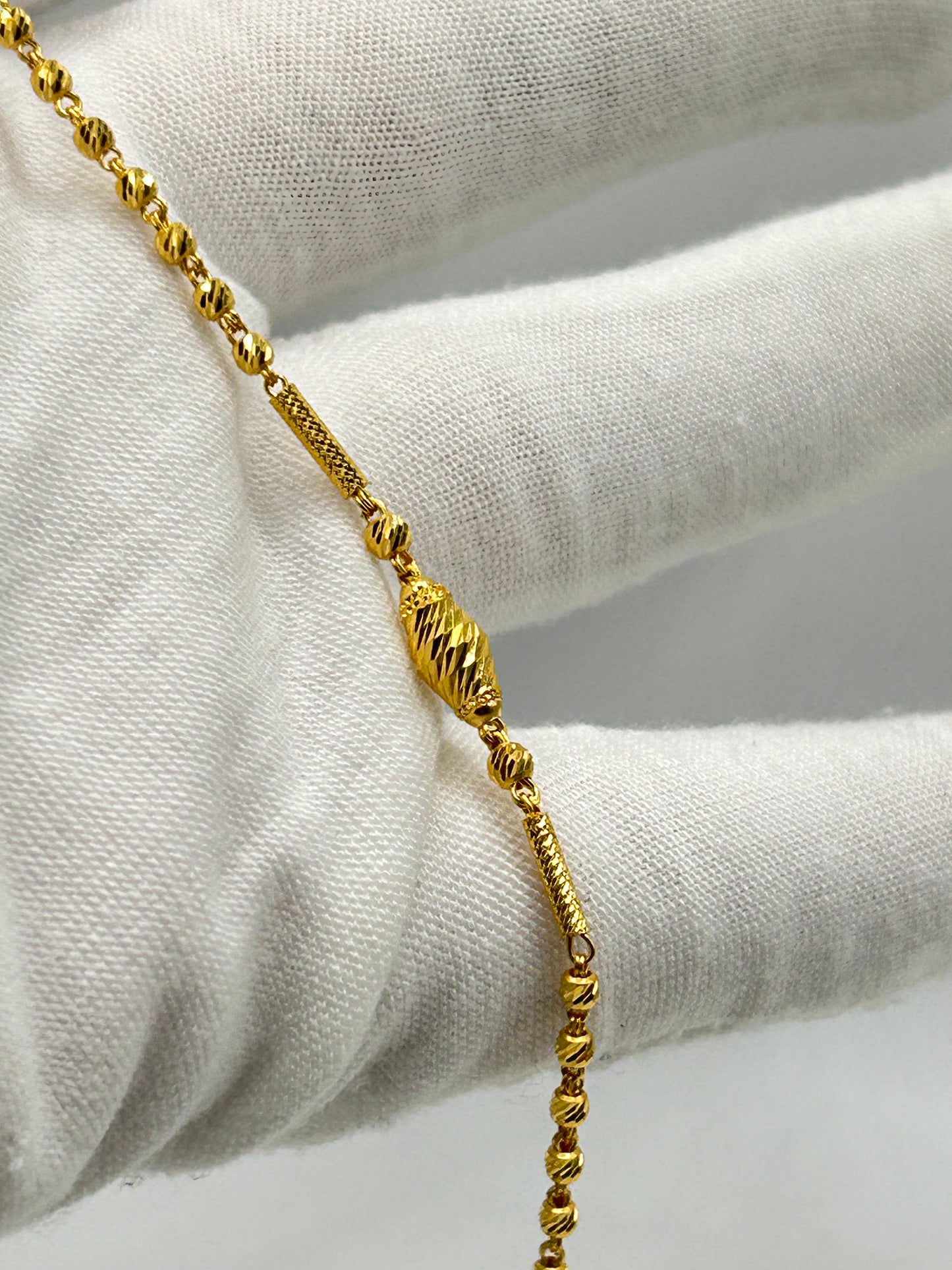 22ct Gold Bracelet – 4.7g, 8 Inches, Hallmarked