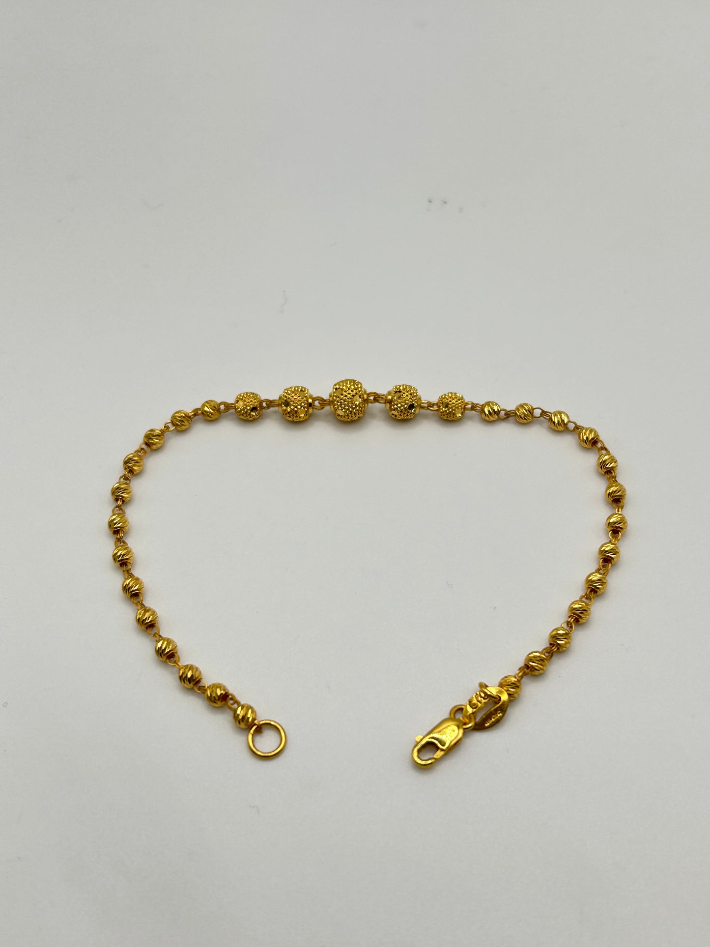 22ct Gold Bracelet – 5.9g, 7 Inches, Hallmarked