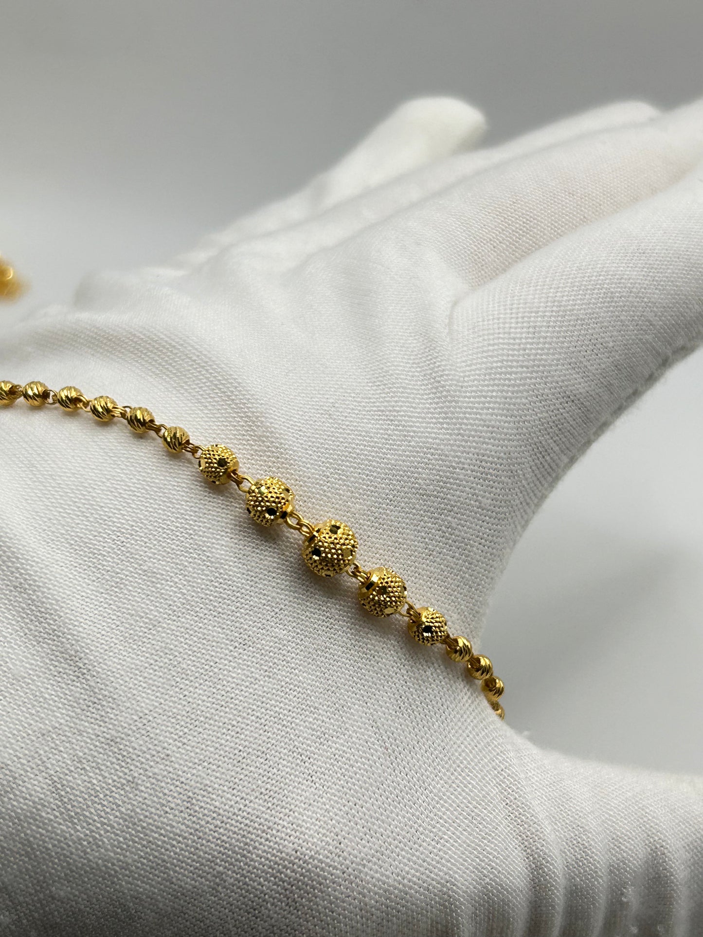 22ct Gold Bracelet – 5.9g, 7 Inches, Hallmarked
