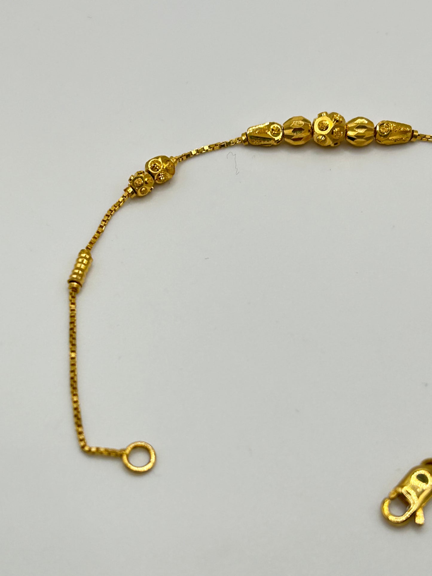 22ct Gold Bracelet – 4.2g, 7.5 Inches, Hallmarked