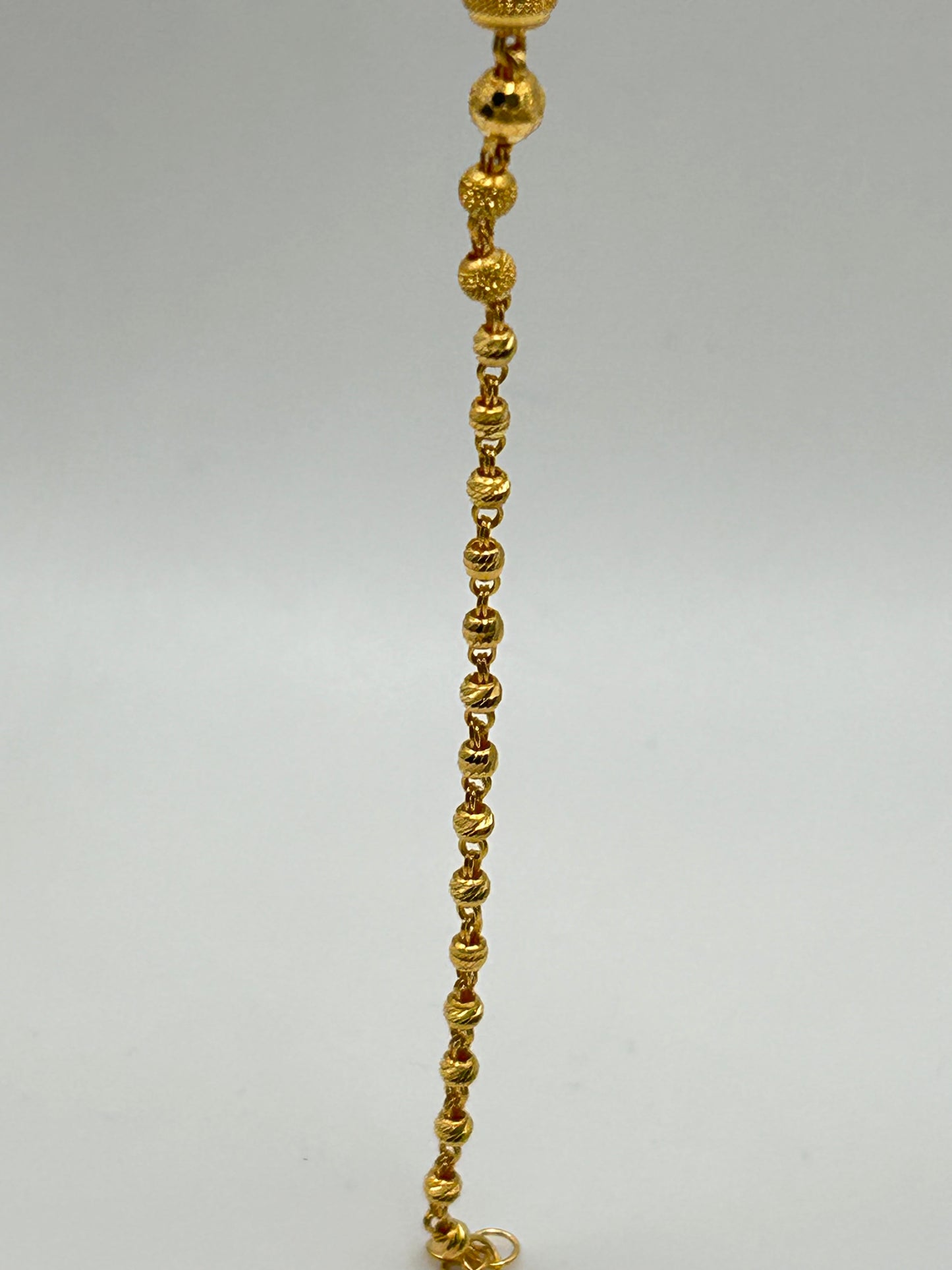 22ct Gold Bracelet – 3.9g, 8 Inches, Hallmarked