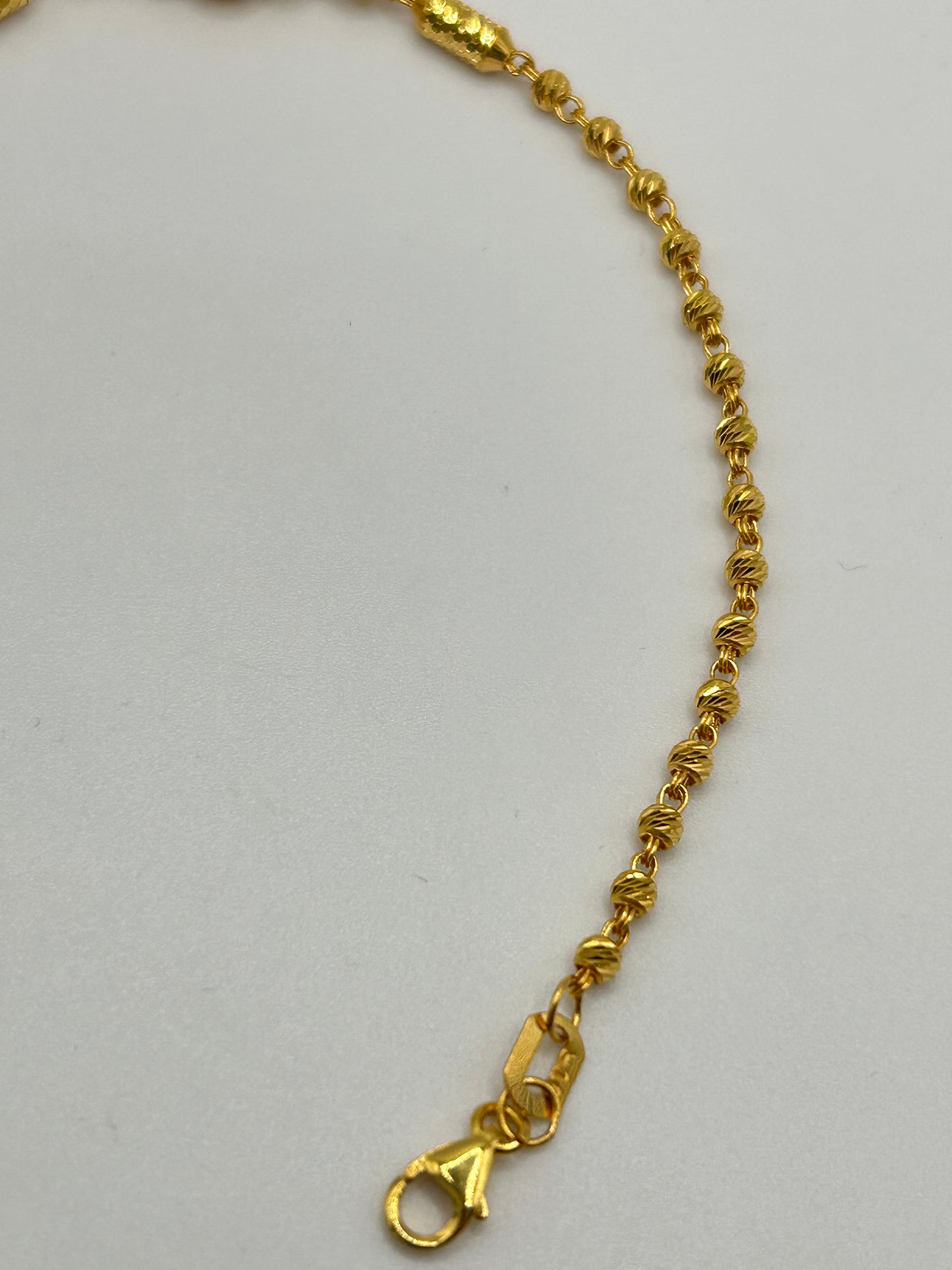 22ct Gold Bracelet – 3.9g, 7.5 Inches, Hallmarked