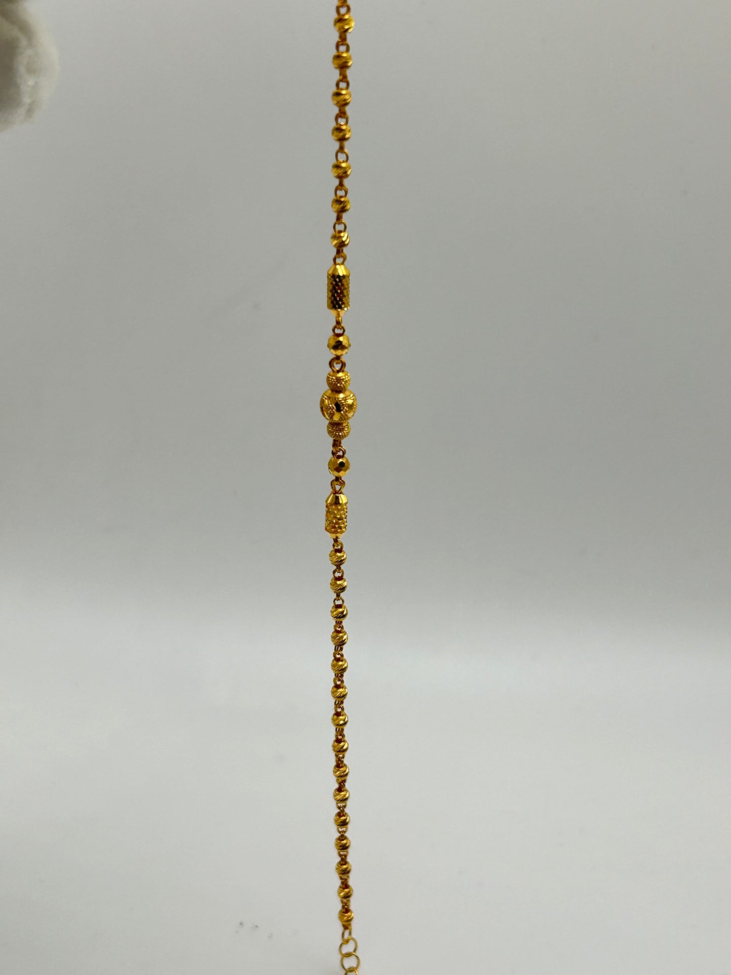22ct Gold Bracelet – 3.9g, 7.5 Inches, Hallmarked