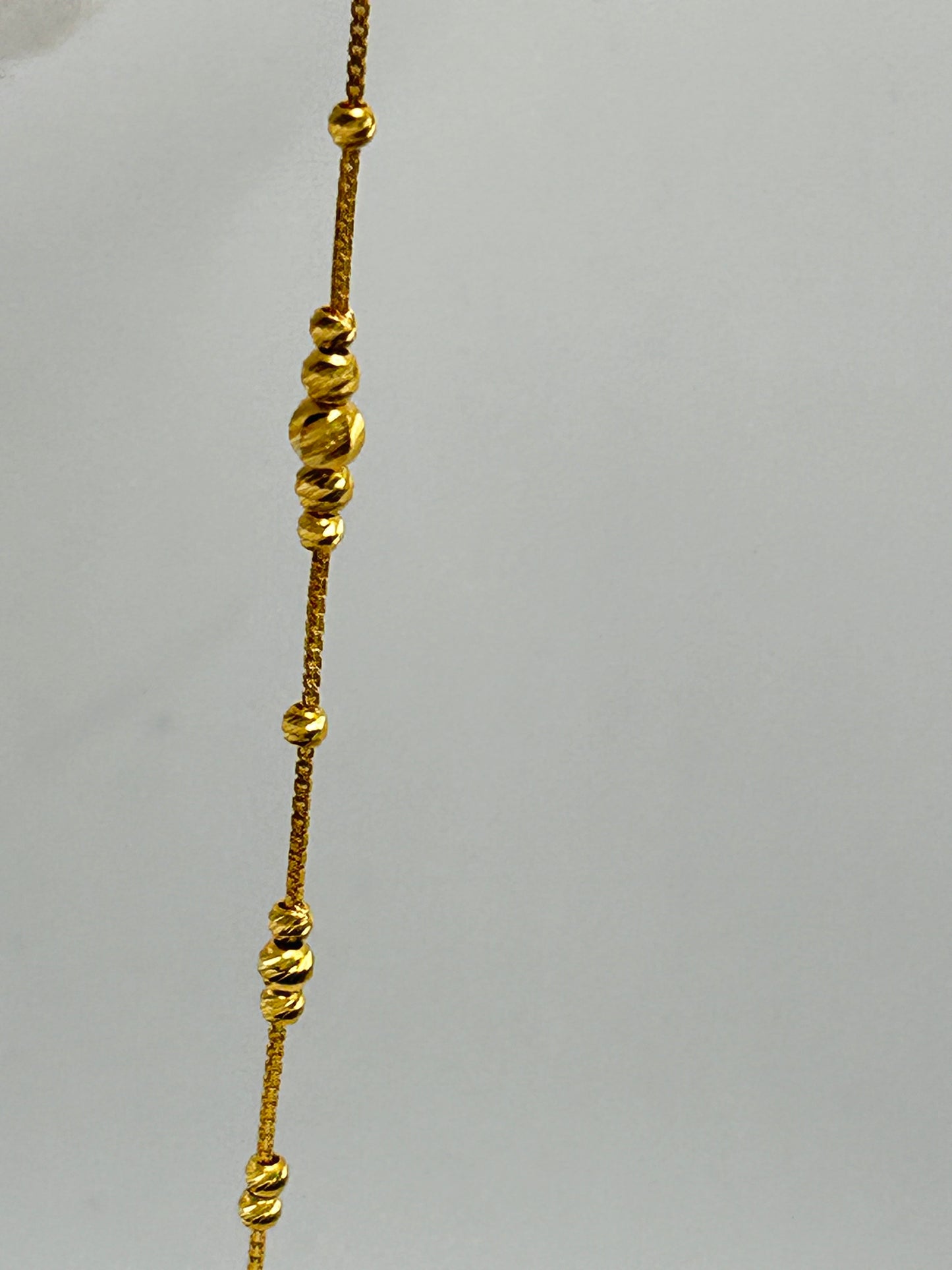 22ct Gold Bracelet – 2.6g, 7.5 Inches, Hallmarked