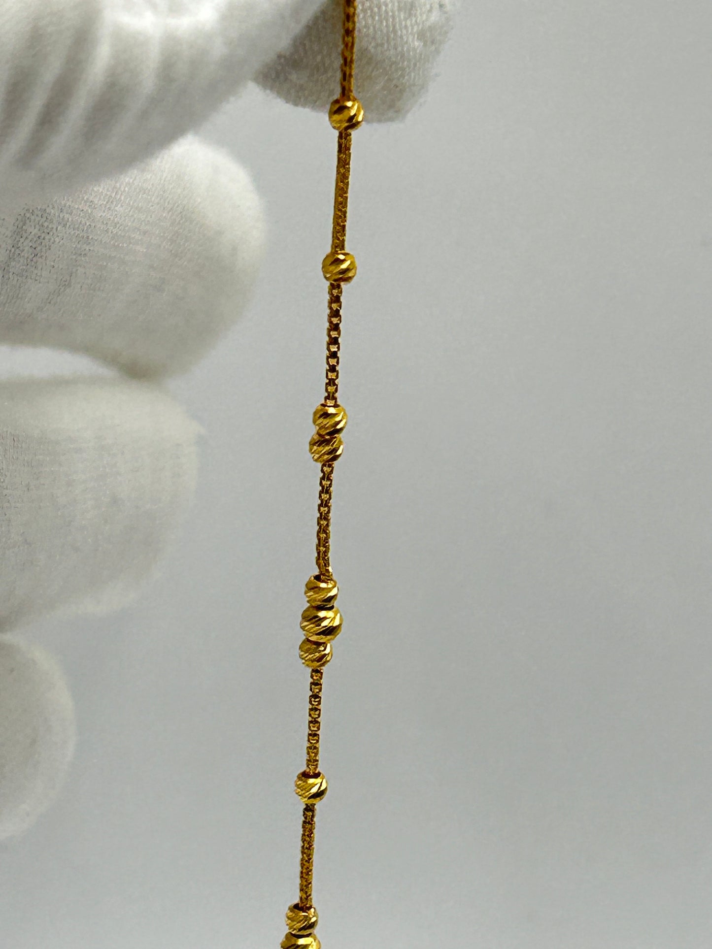22ct Gold Bracelet – 2.6g, 7.5 Inches, Hallmarked