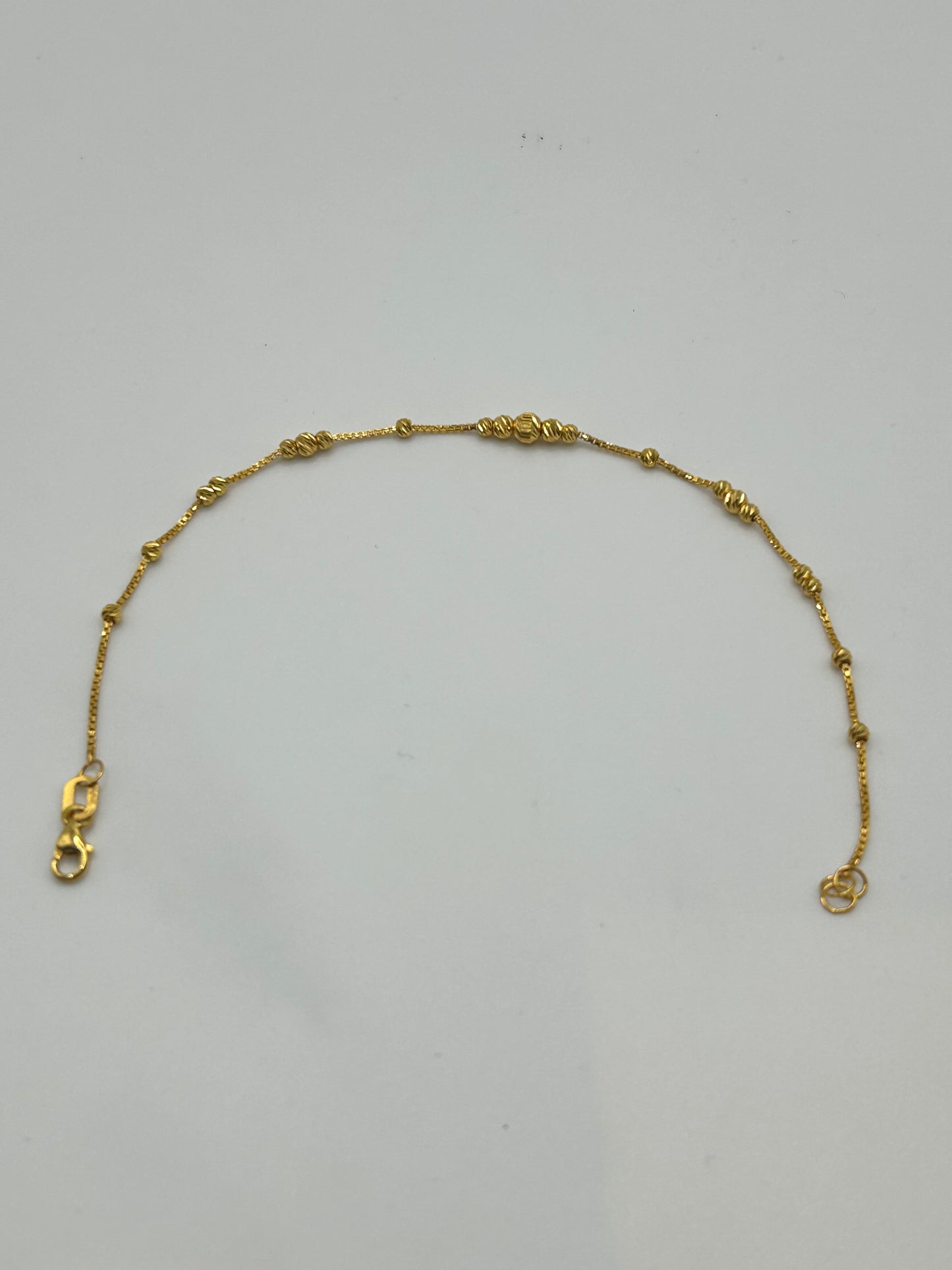 22ct Gold Bracelet – 2.7g, 8 Inches, Hallmarked