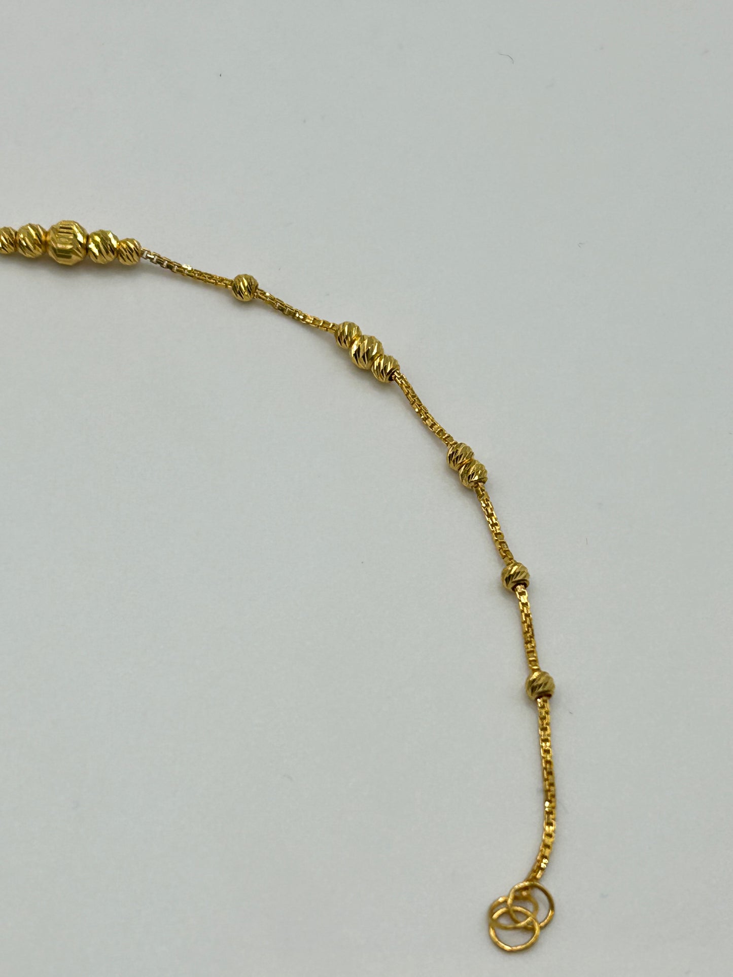 22ct Gold Bracelet – 2.7g, 8 Inches, Hallmarked