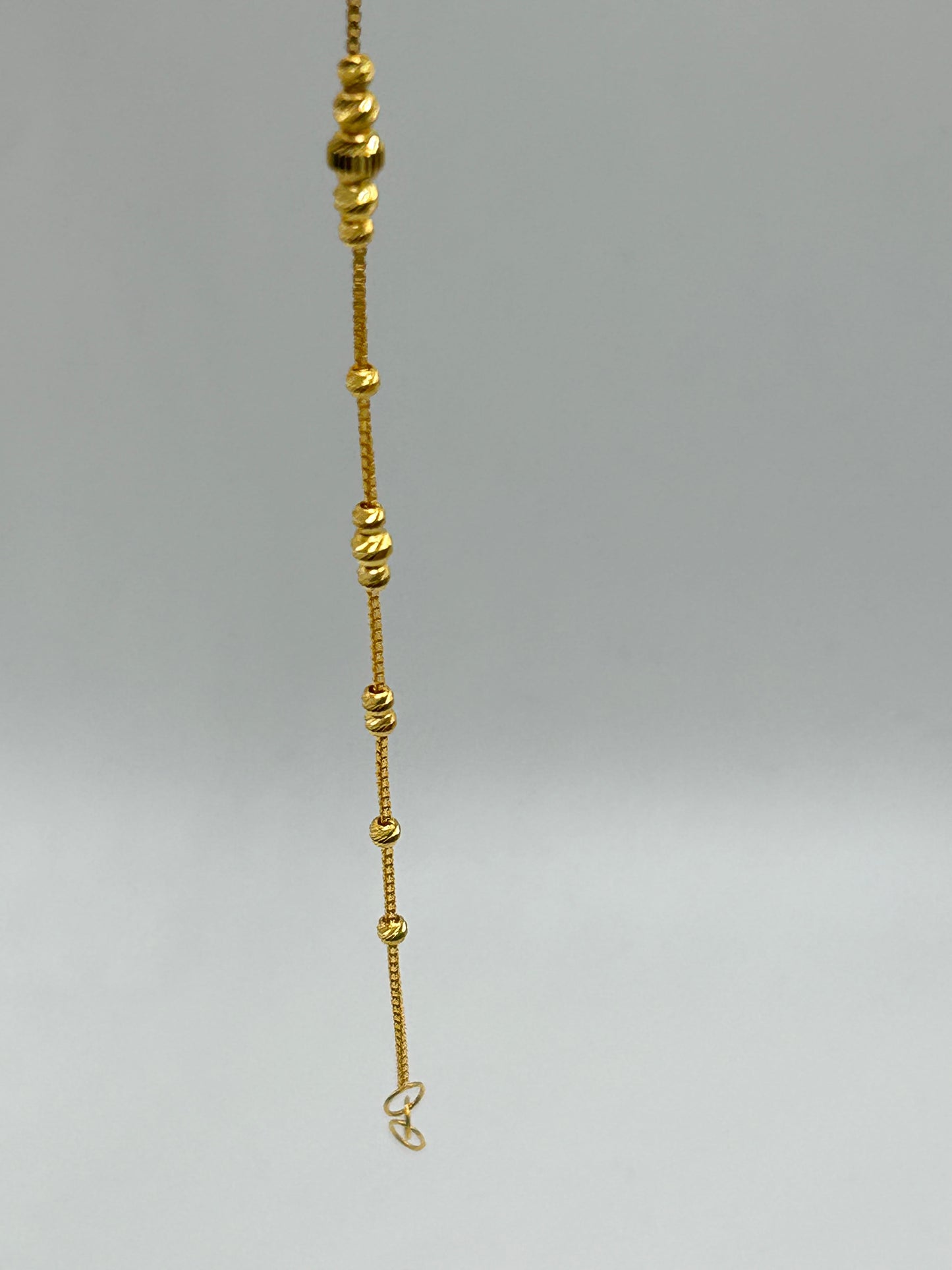 22ct Gold Bracelet – 2.7g, 8 Inches, Hallmarked