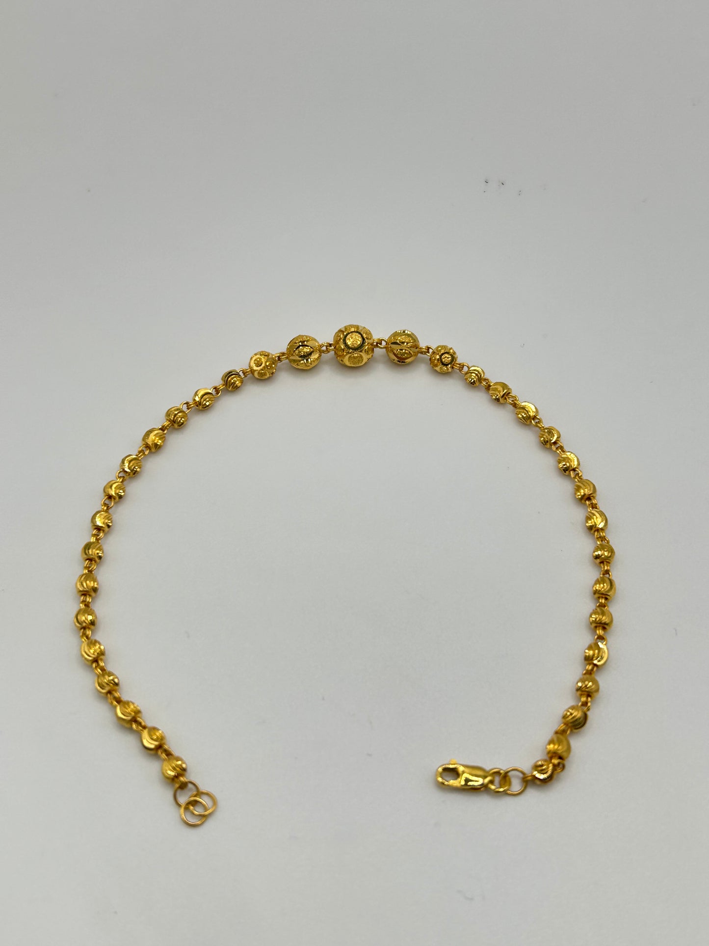 22ct Gold Bracelet – 5.0g, 7.5 Inches, Hallmarked