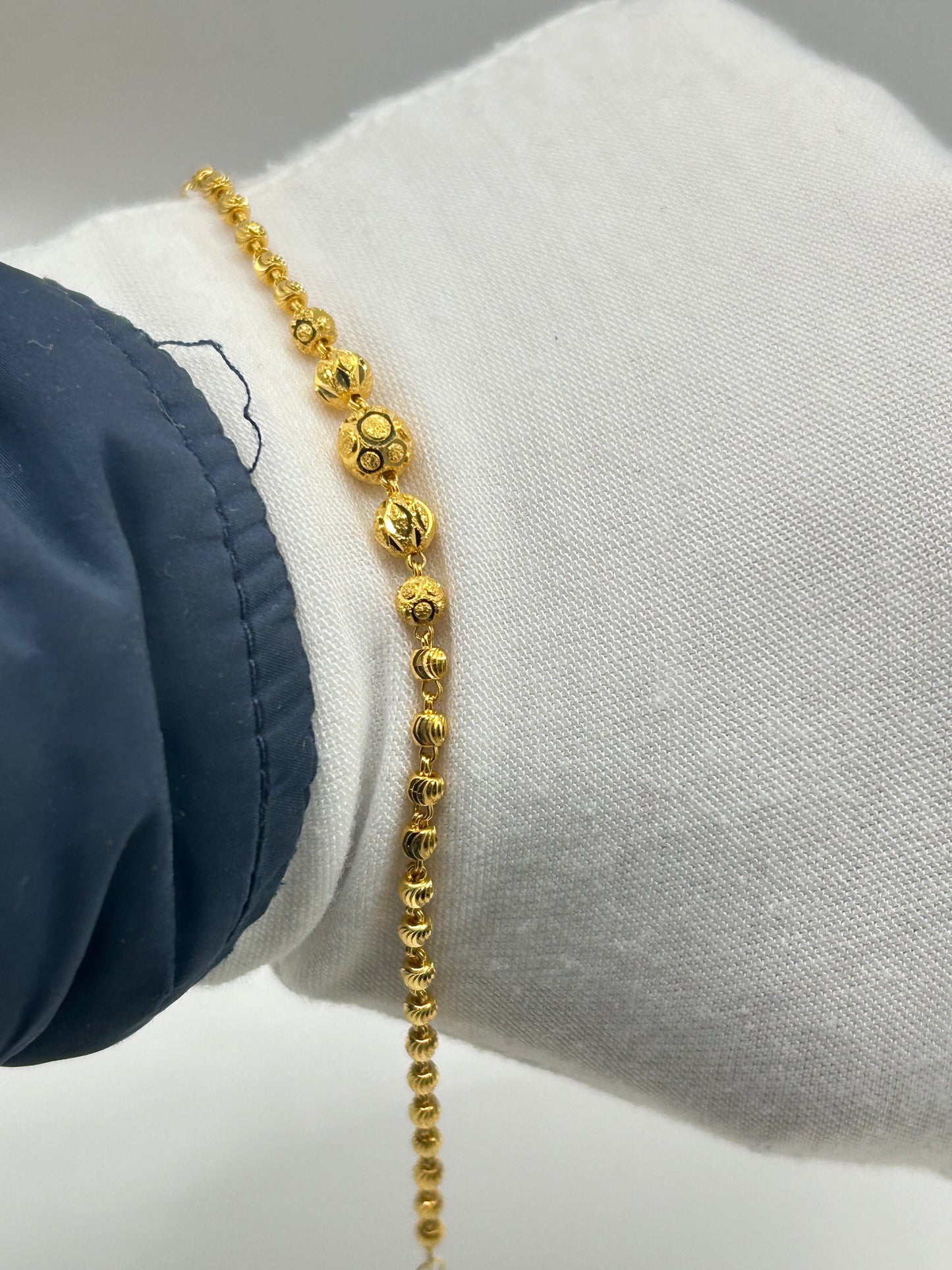 22ct Gold Bracelet – 5.0g, 7.5 Inches, Hallmarked