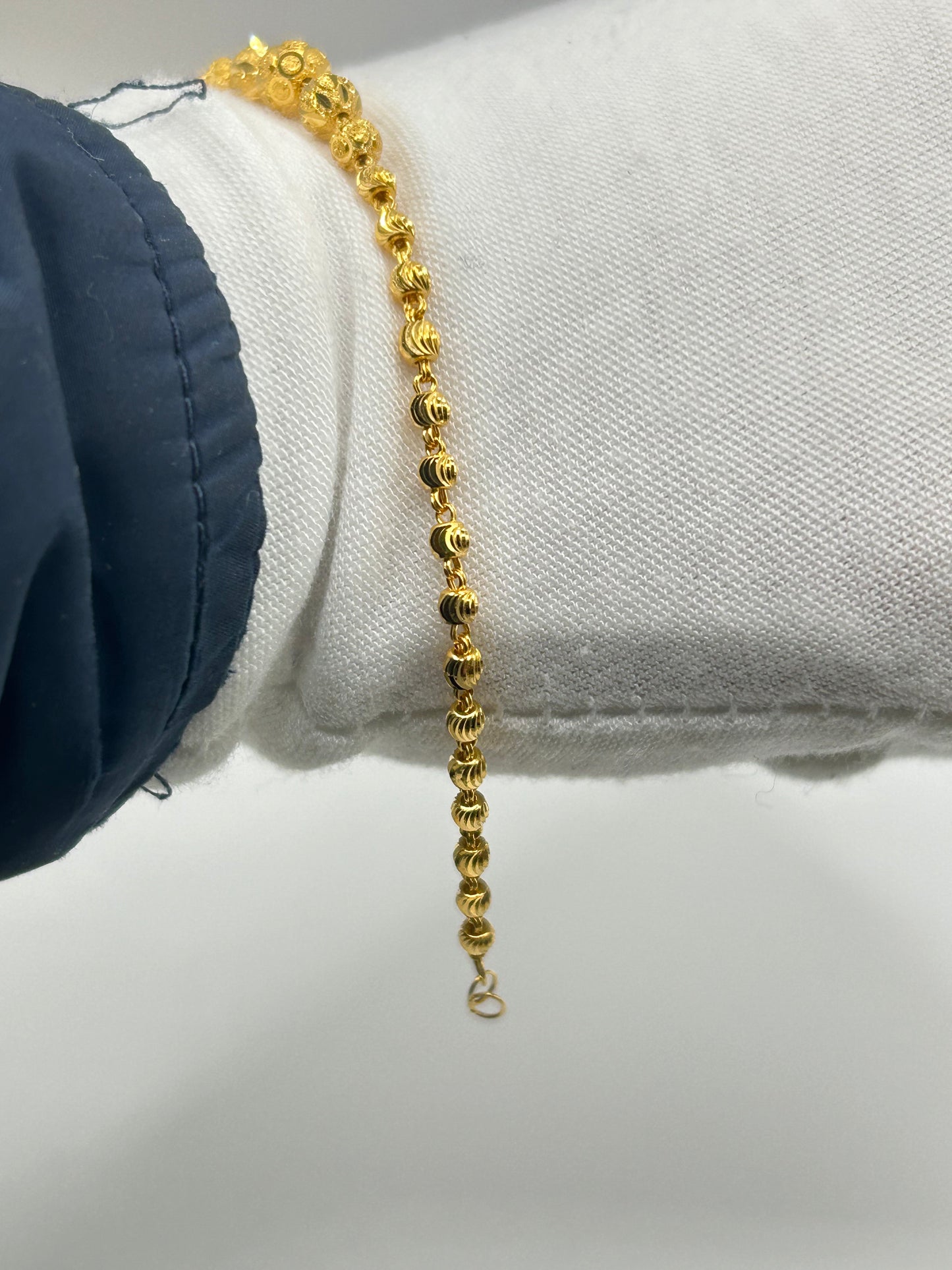 22ct Gold Bracelet – 5.0g, 7.5 Inches, Hallmarked