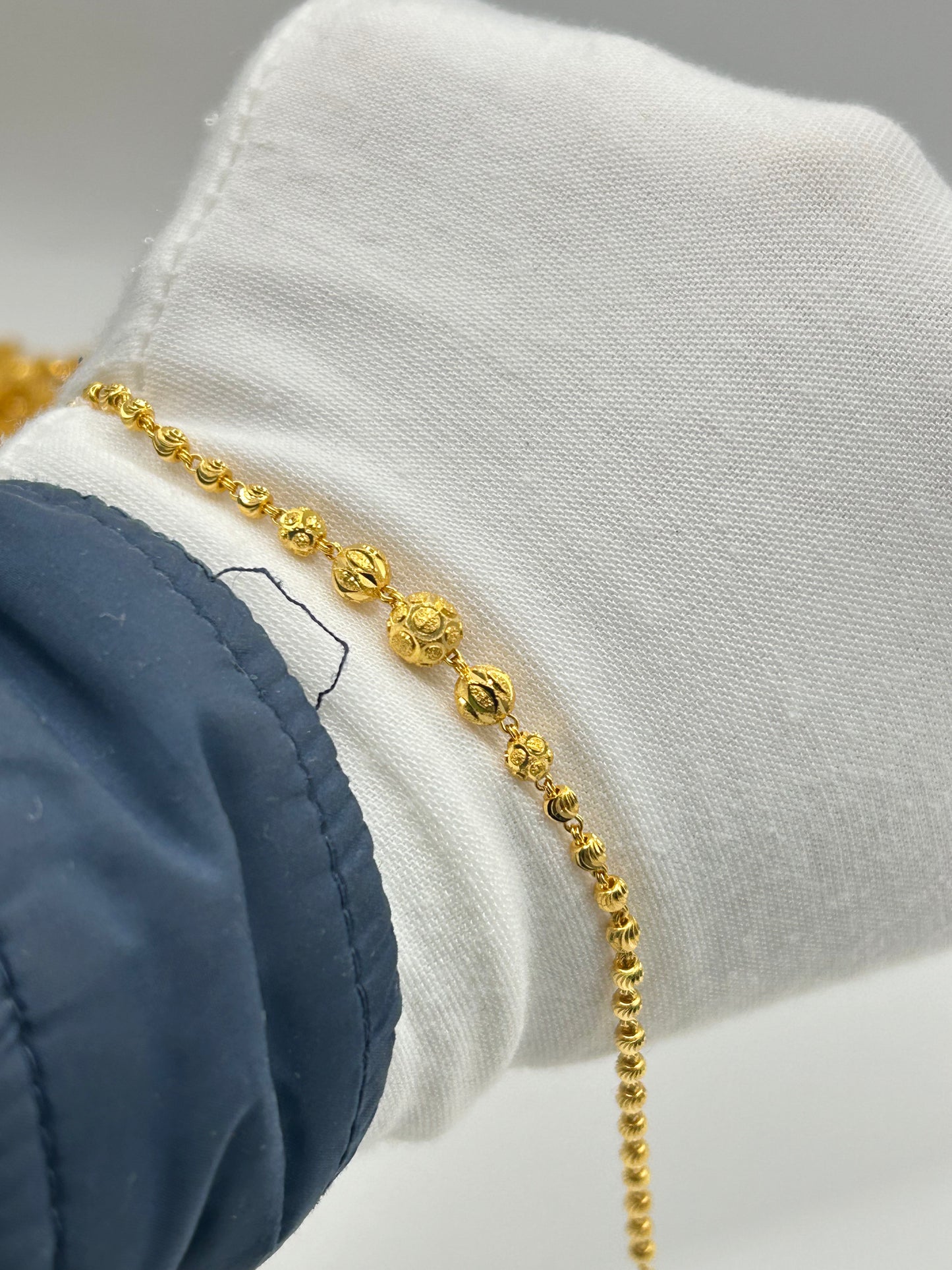 22ct Gold Bracelet – 5.0g, 7.5 Inches, Hallmarked
