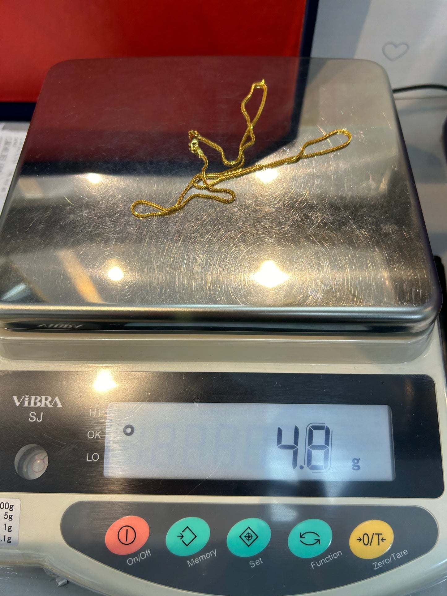 22ct Gold Chain – 4.8g, 20 Inches, Hallmarked
