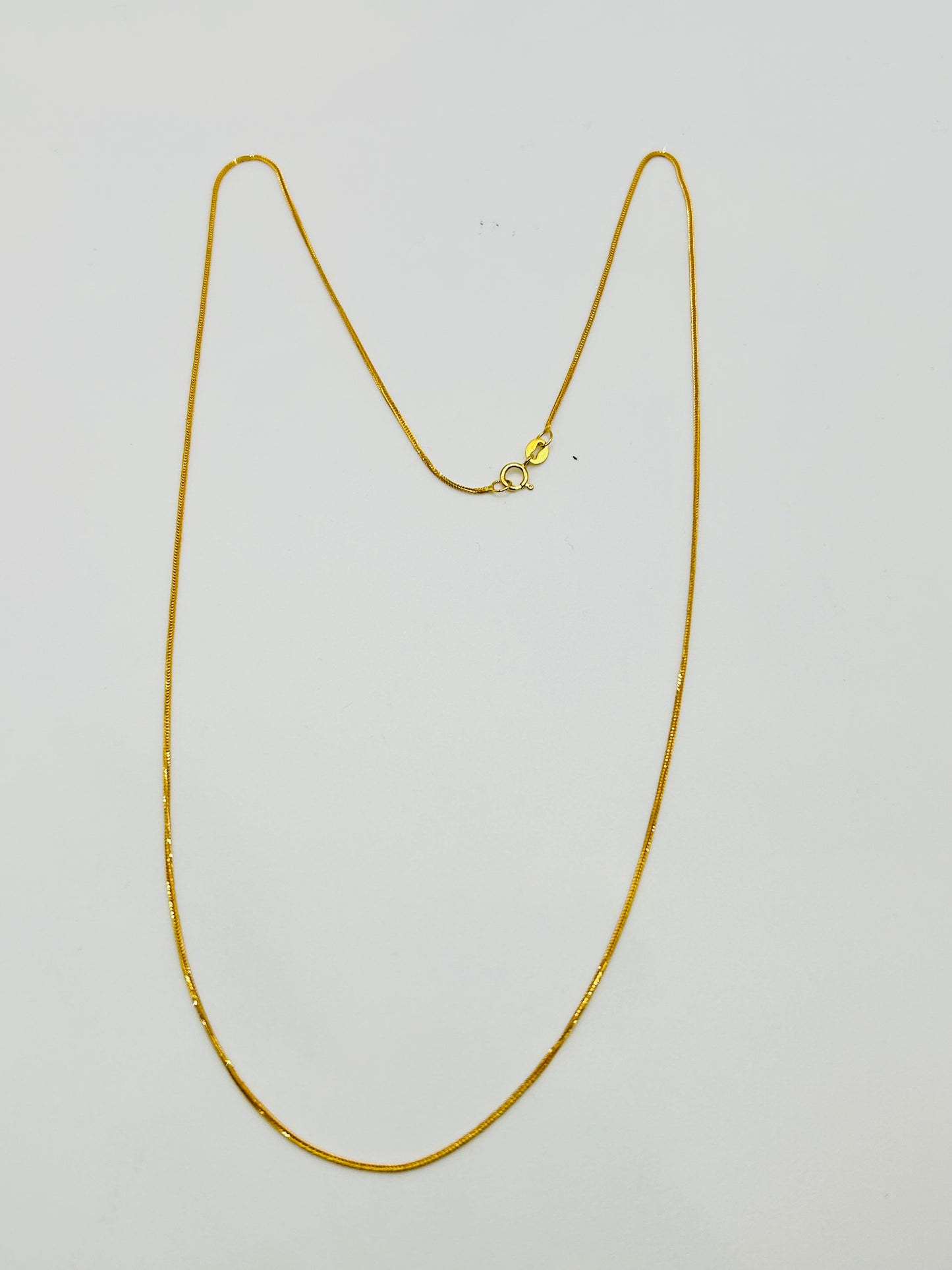 22ct Gold Chain – 1.8g, 20 Inches, Hallmarked